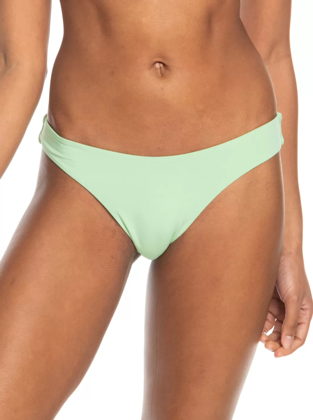 Bikini Bottoms | Bikinis | WOMEN ROXY Beach Classics High Leg Bikini Bottoms Sprucetone