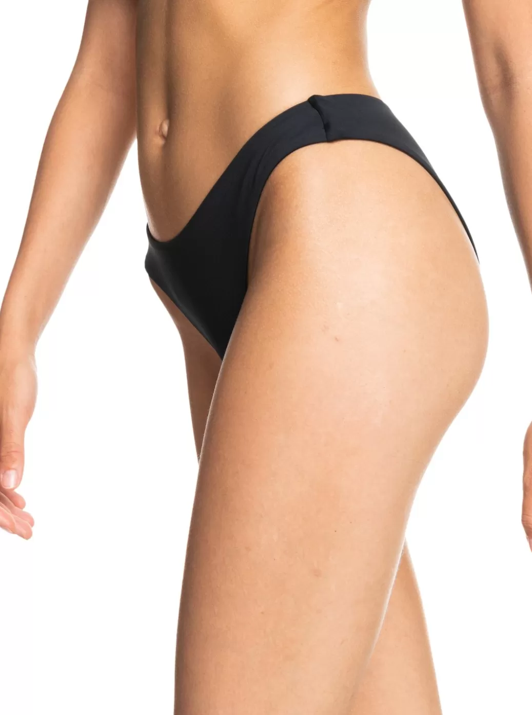 Bikini Bottoms | Bikinis | WOMEN ROXY Beach Classics High Leg Bikini Bottoms Anthracite