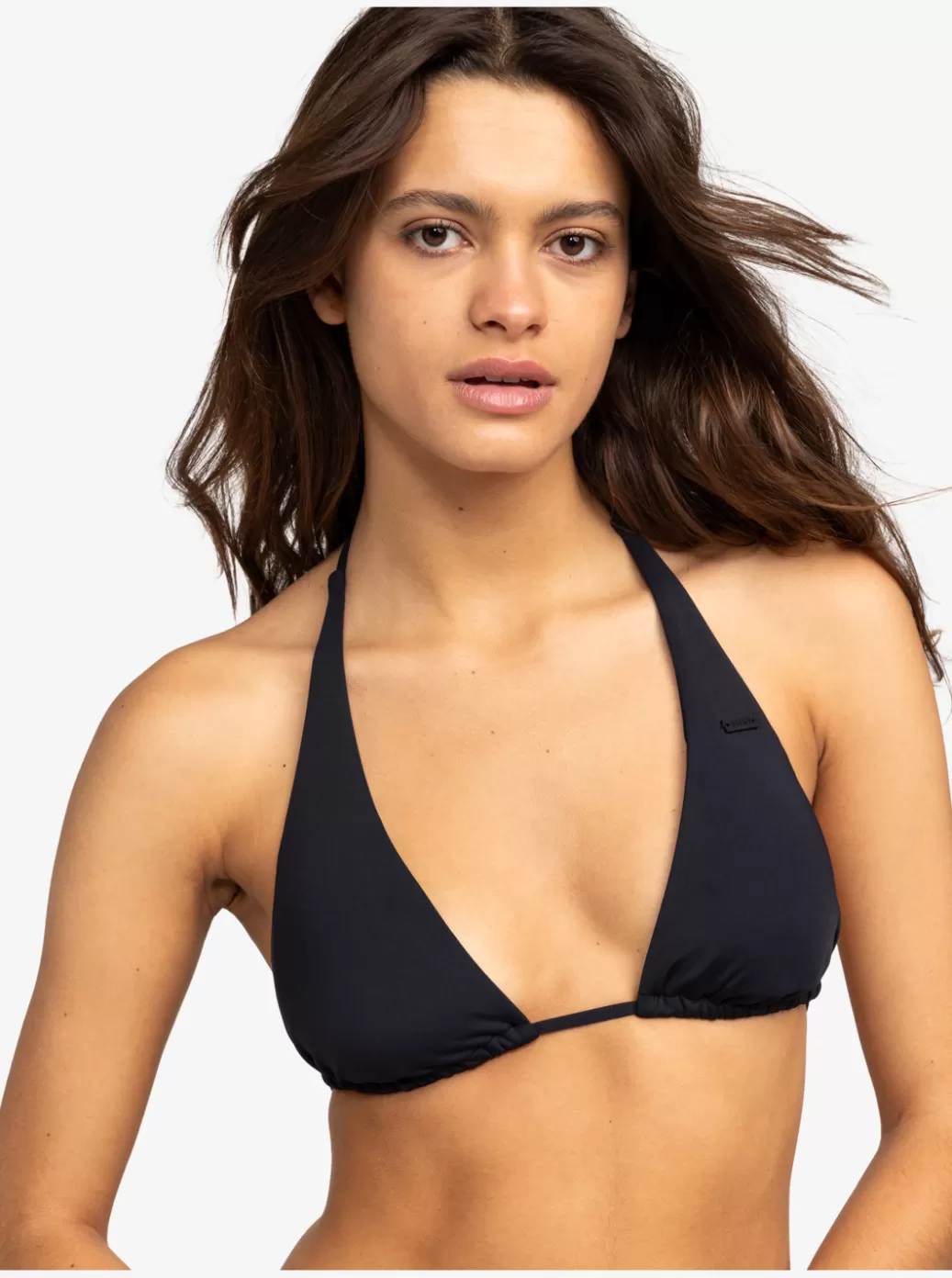 Bikini Tops | Bikinis | WOMEN ROXY Beach Classics Tiki Triangle Bikini Top Anthracite