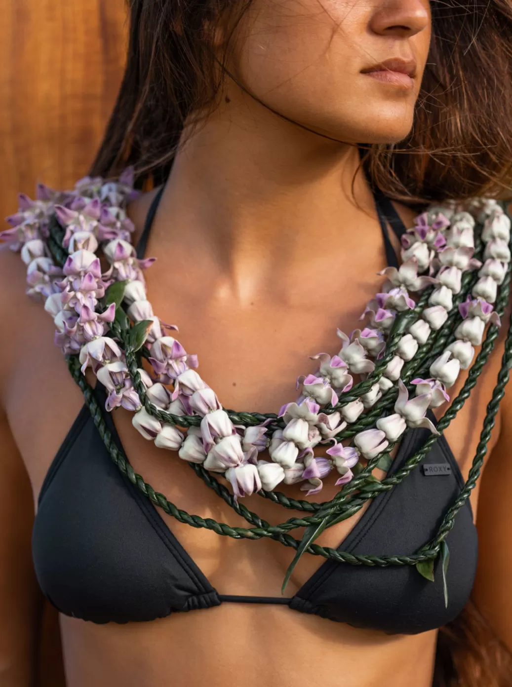 Bikini Tops | Bikinis | WOMEN ROXY Beach Classics Tiki Triangle Bikini Top Anthracite