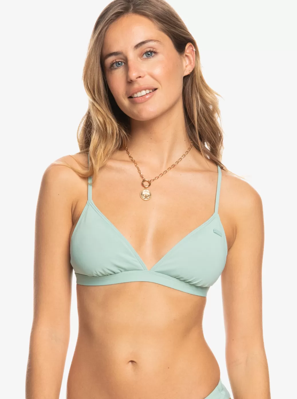 Bikini Tops | Bikinis | WOMEN ROXY Beach Classics Triangle Bikini Top Blue Surf