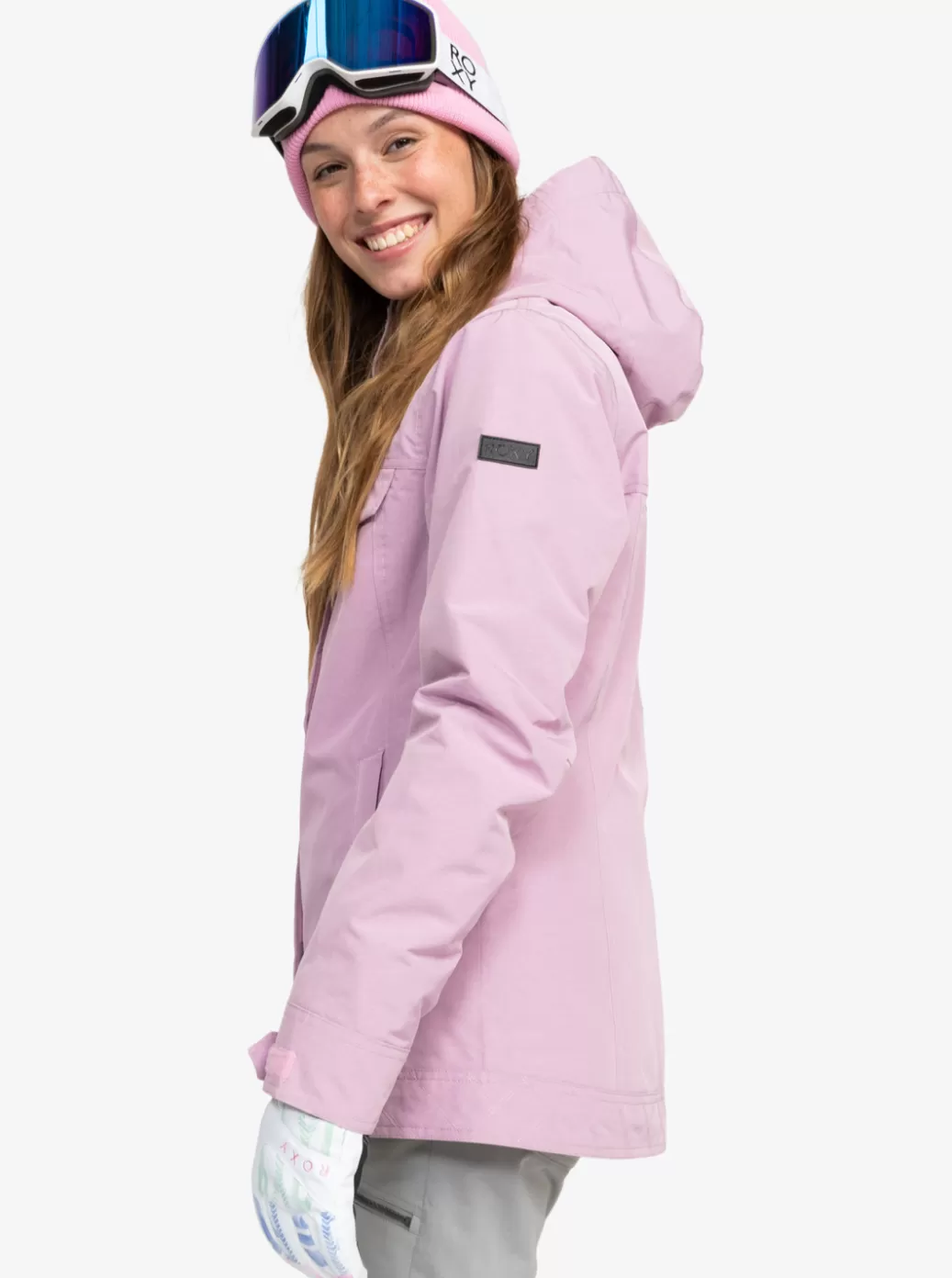 Snow Jackets | WOMEN ROXY Billie Technical Snow Jacket Pink Frosting