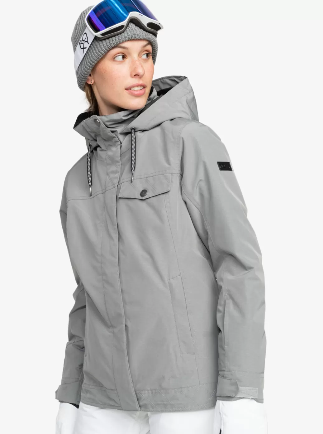 Snow Jackets | WOMEN ROXY Billie Technical Snow Jacket Heather Grey