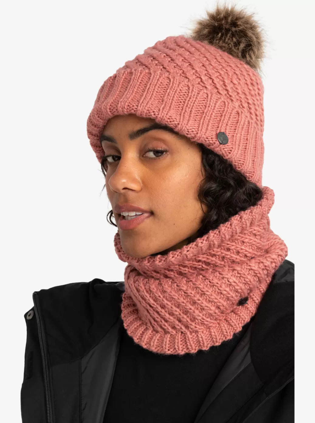 Snow Accessories | WOMEN ROXY Blizzard Beanie Dusty Rose