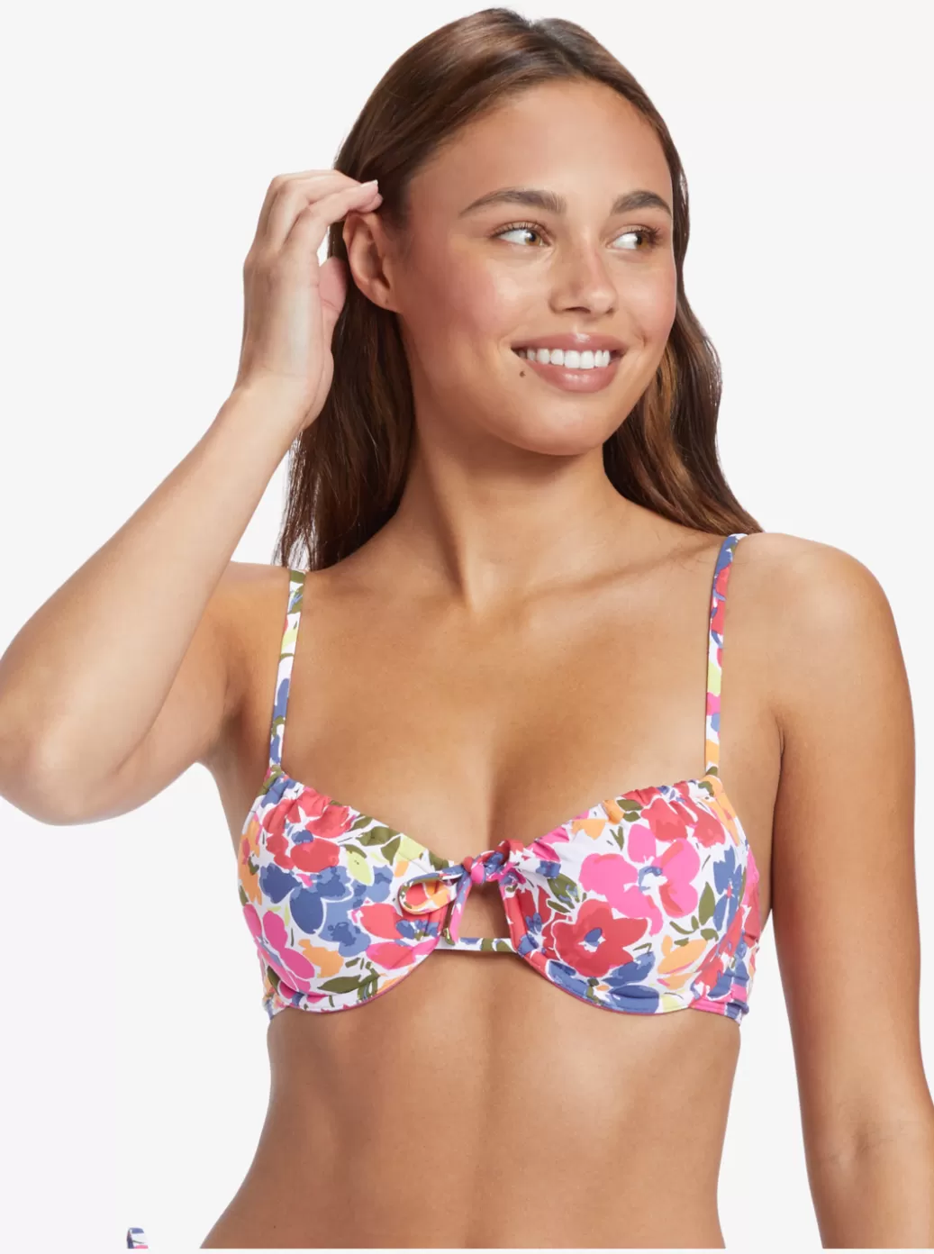 Bikini Tops | Bikinis | WOMEN ROXY Bloomin Babe Underwired Bralette Bikini Top Bloomin Babe - Swim