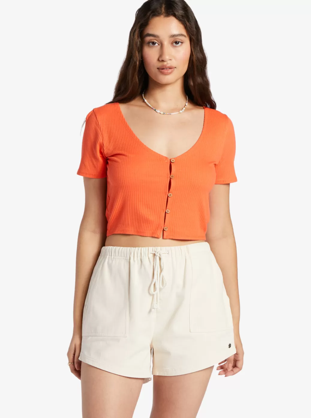 Tees & Tanks | Tops | WOMEN ROXY Born With It Crop Top Tigerlily