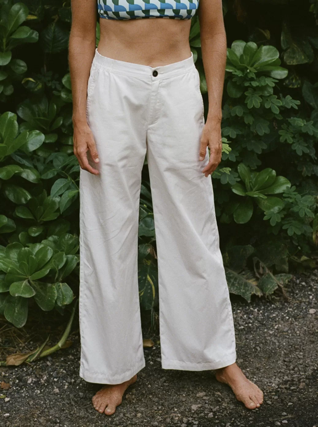 Pants & Jeans | WOMEN ROXY Comfy Palazzo Pants Blanc De Blanc