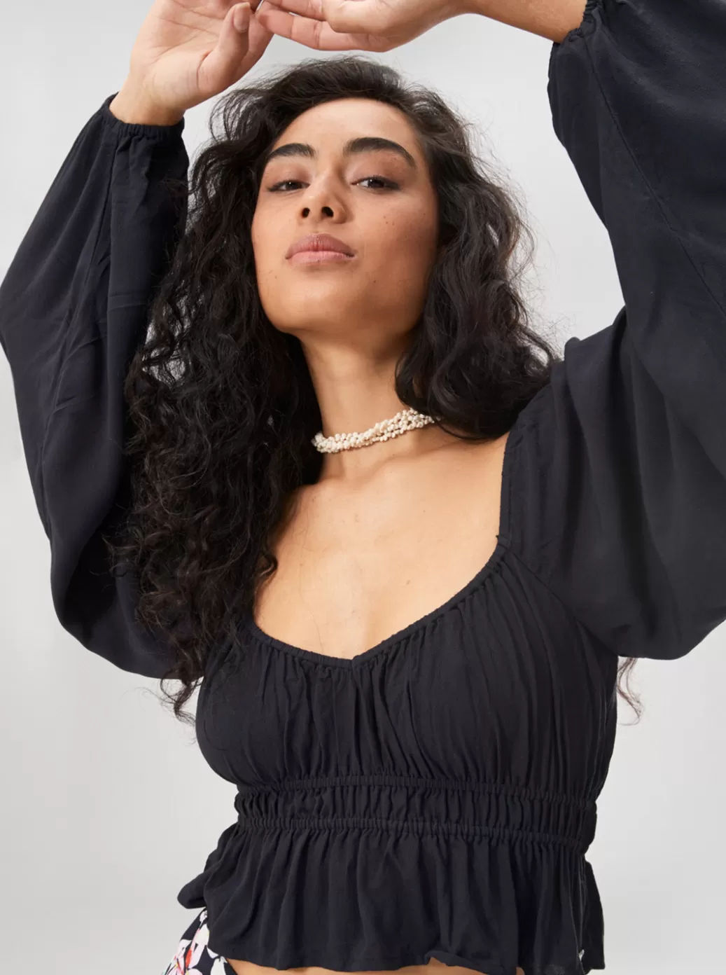 Tops | WOMEN ROXY Cool Winds Woven Top Woven Shirt Anthracite