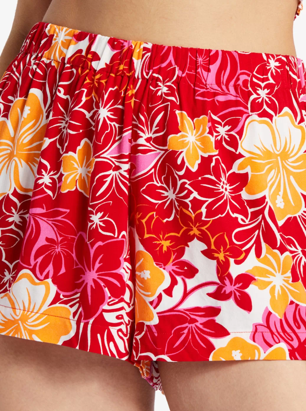 Shorts | WOMEN ROXY Easy Does It High Waist Shorts Hilo Hibiscus