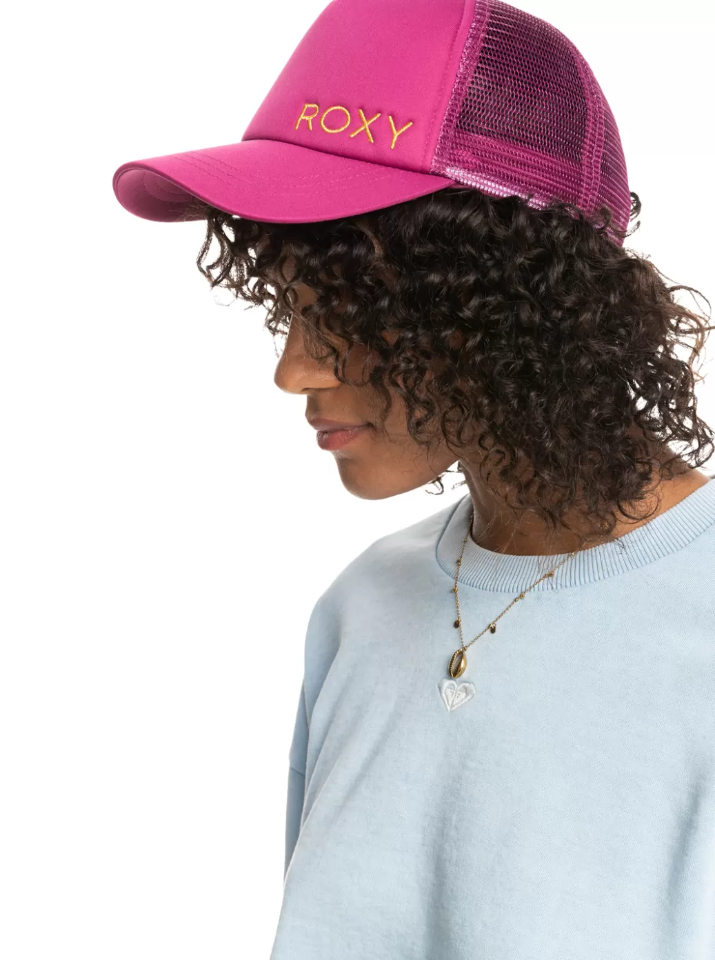 Hats | WOMEN ROXY Finishline Trucker Hat Raspberry Radiance