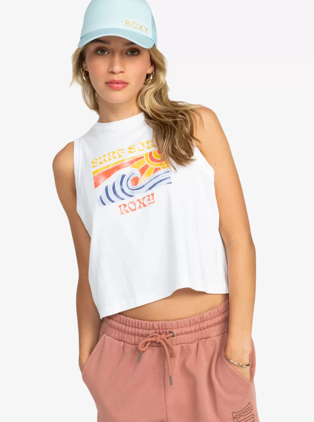 Hats | WOMEN ROXY Finishline Trucker Hat Clear Sky