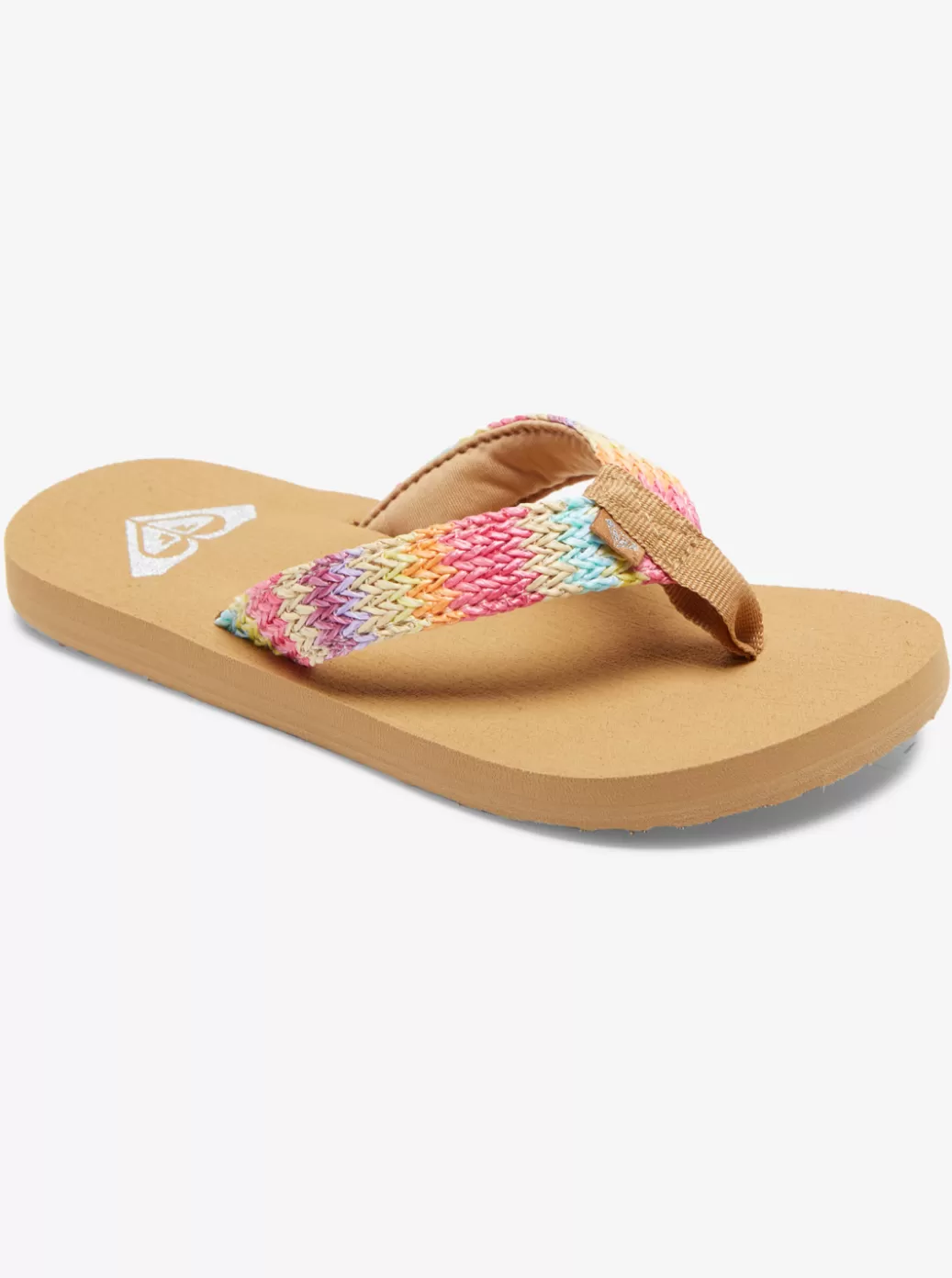 Shoes & Sandals | KIDS ROXY Girl's 4-16 Porto Raffia Flip-Flops Pink/raspberry