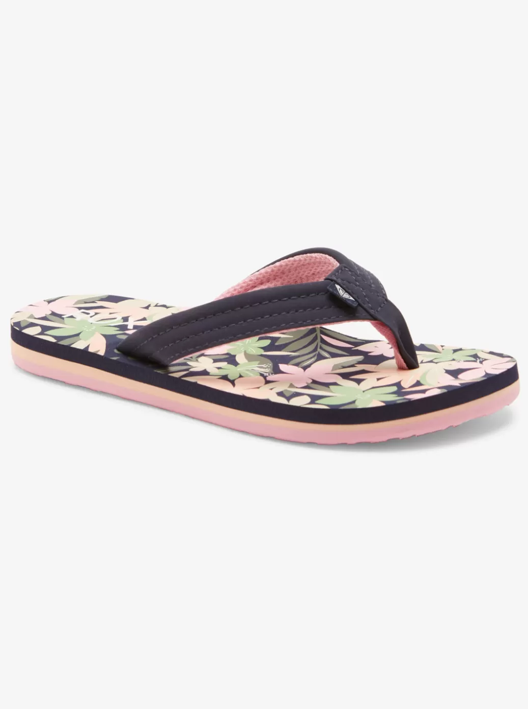 Shoes & Sandals | KIDS ROXY Girl's 4-16 Vista Loreto Flip-Flops Lt Navy/pink