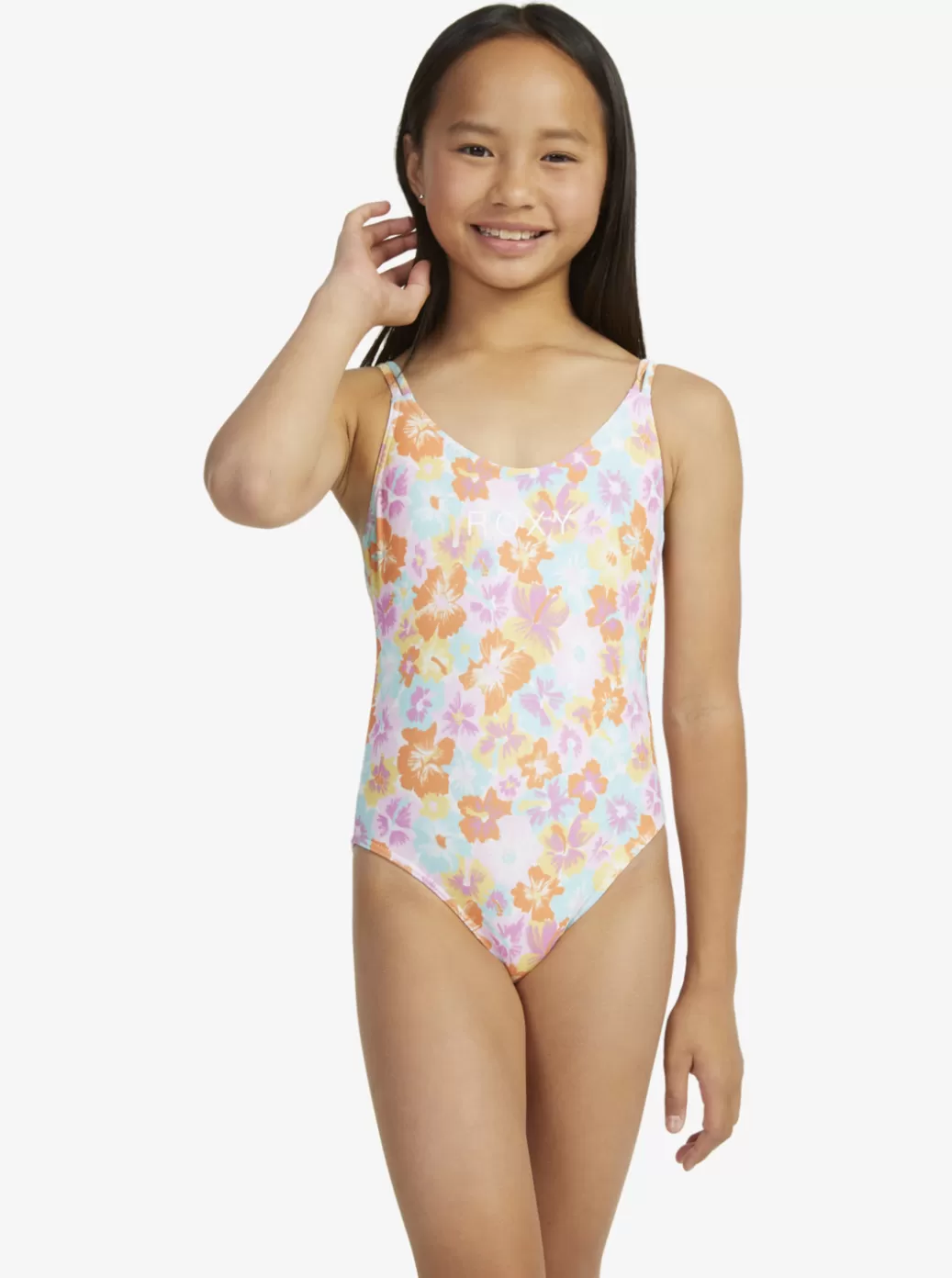 Swim | KIDS ROXY Girl's 7-16 Floraya One-Piece Swimsuit Autumn Sunset Floraya