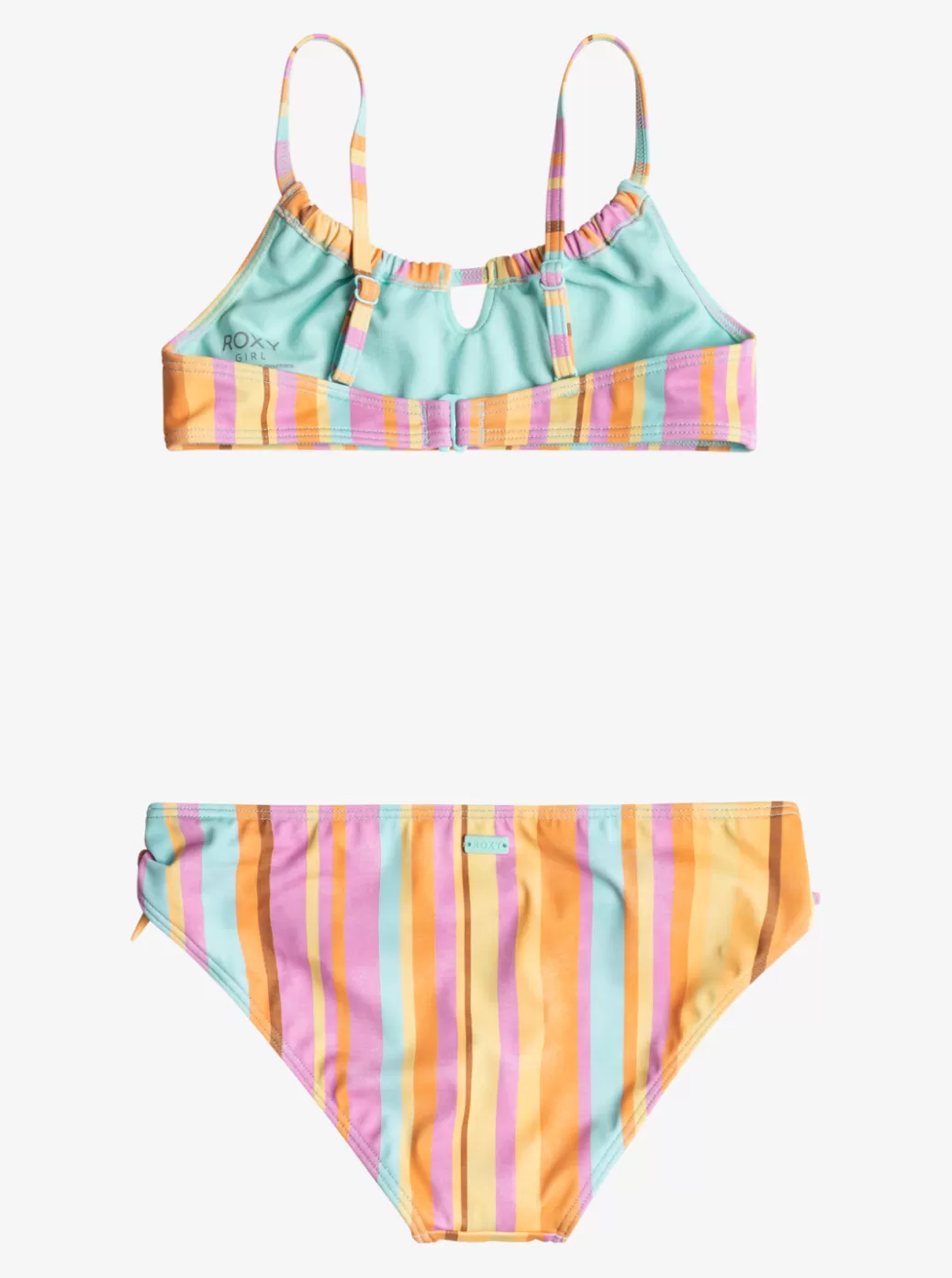 Swim | KIDS ROXY Girl's 7-16 Jungle Mirage Bralette Set Bikini Set Opera Mauve Mirage Stripe Swim