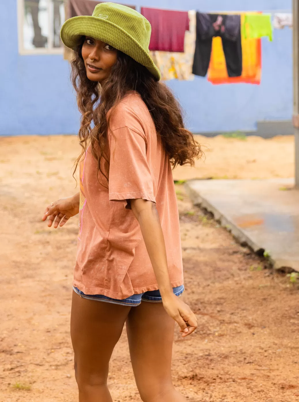 Tees & Tanks | WOMEN ROXY Girl Need Love B Oversized T-Shirt Cedar Wood