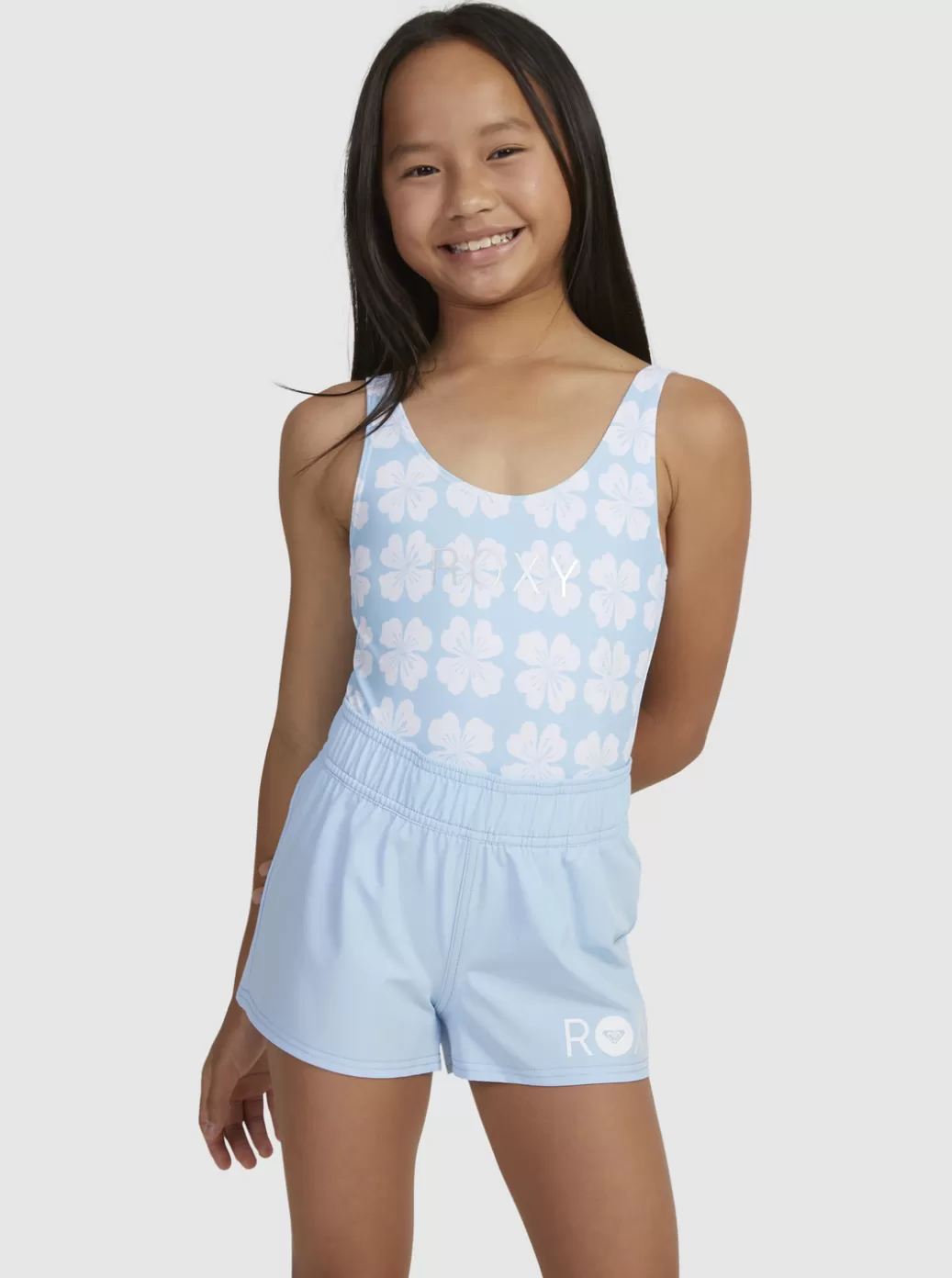 Swim | KIDS ROXY Girls' 7-16 Essentials Boardshorts Clear Sky