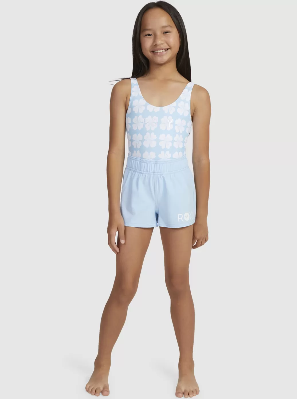 Swim | KIDS ROXY Girls' 7-16 Essentials Boardshorts Clear Sky