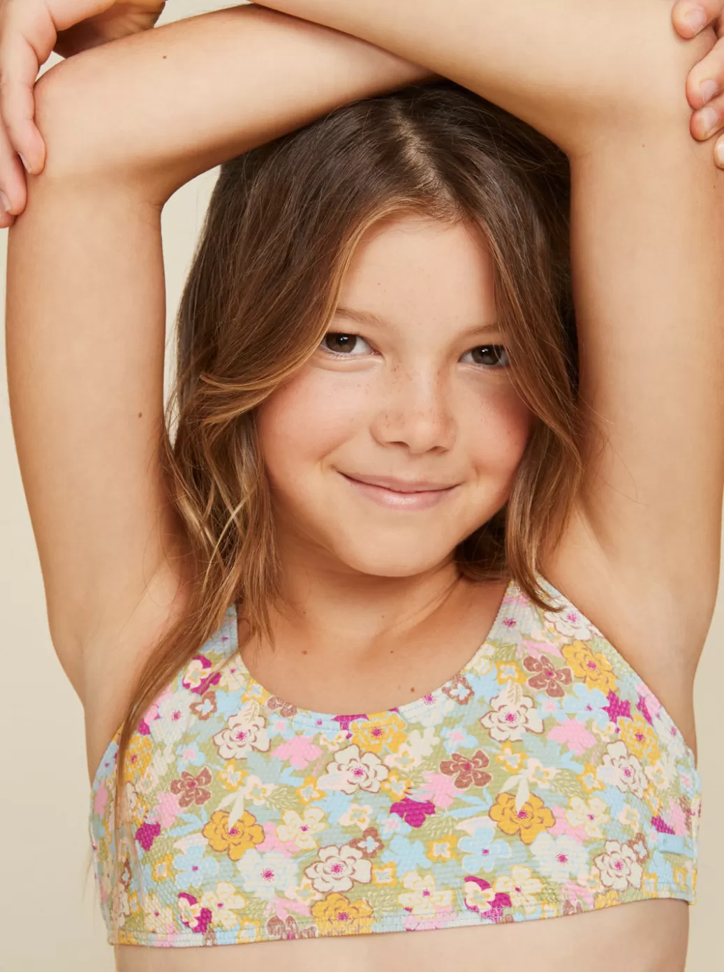 Swim | KIDS ROXY Girls' 7-16 Nostalgic Seaside Two Piece Bralette Bikini Set Fern Memories