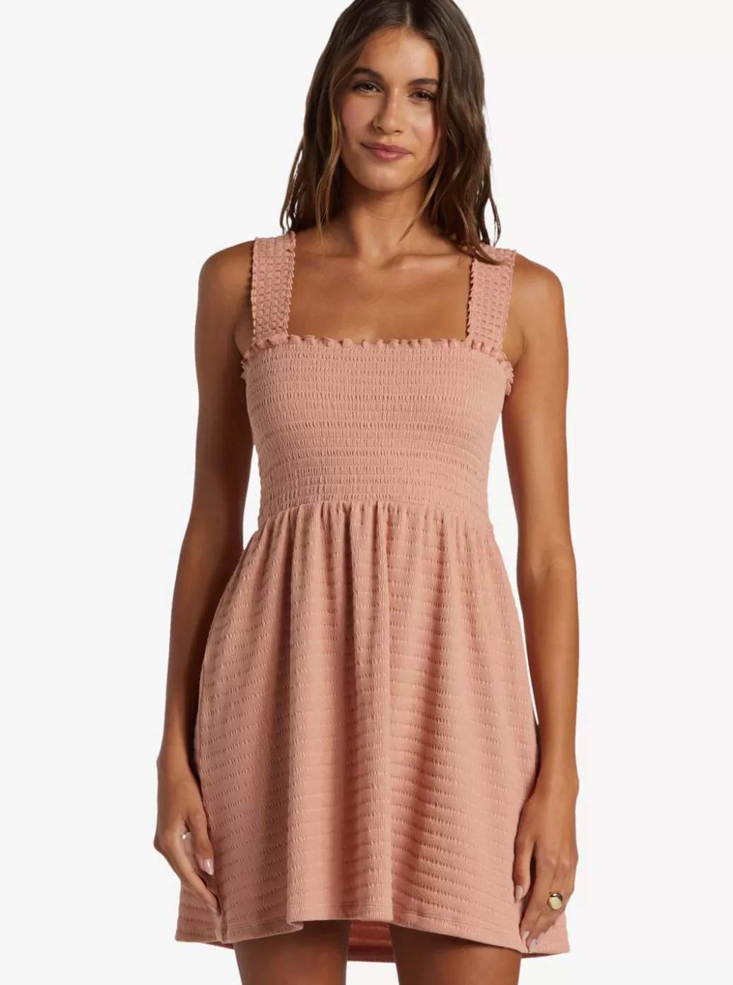 Dresses | WOMEN ROXY Hanging 10 Off-The-Shoulder Dress Cafe Creme