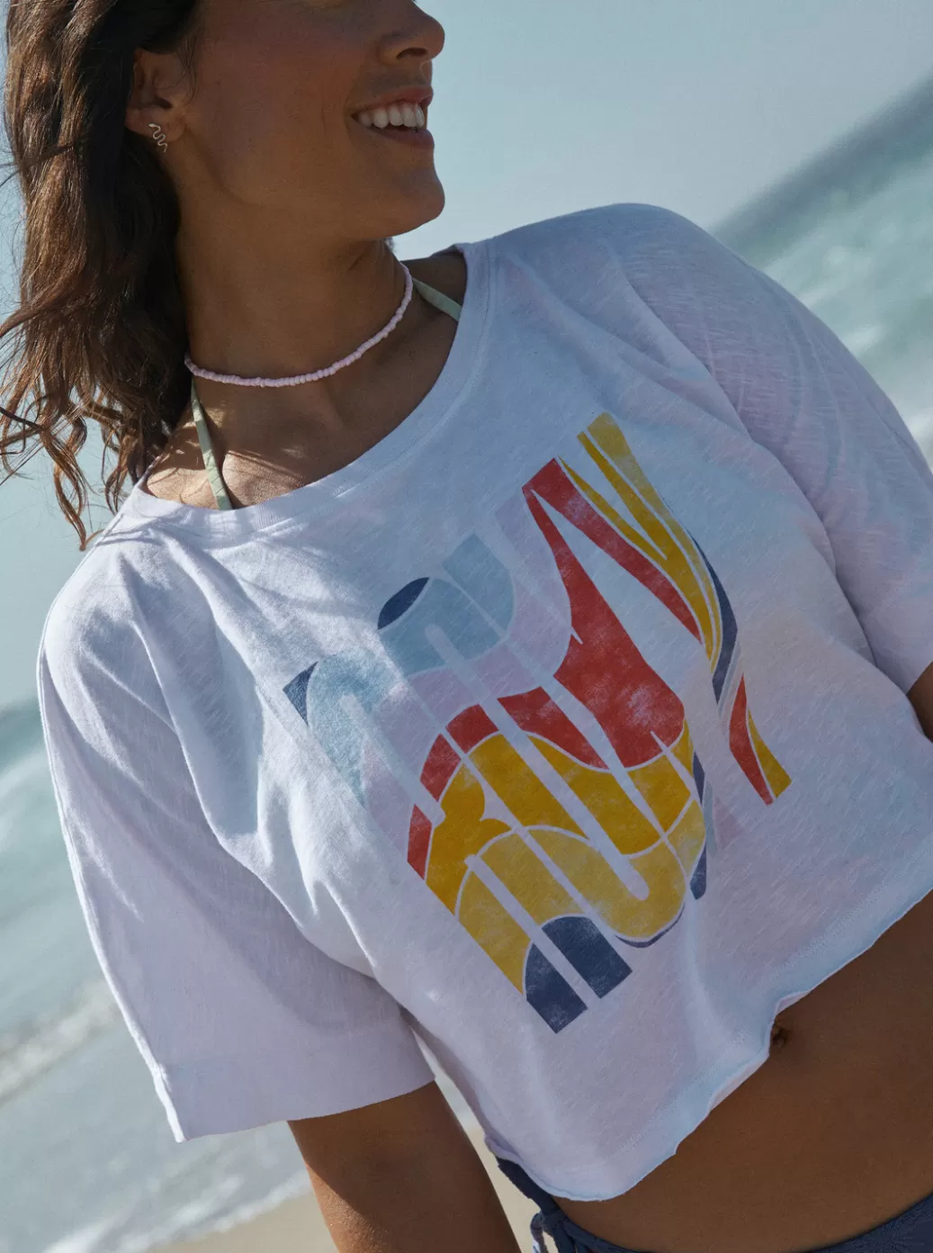Tees & Tanks | WOMEN ROXY I Will Miss You Oversized T-Shirt Bright White