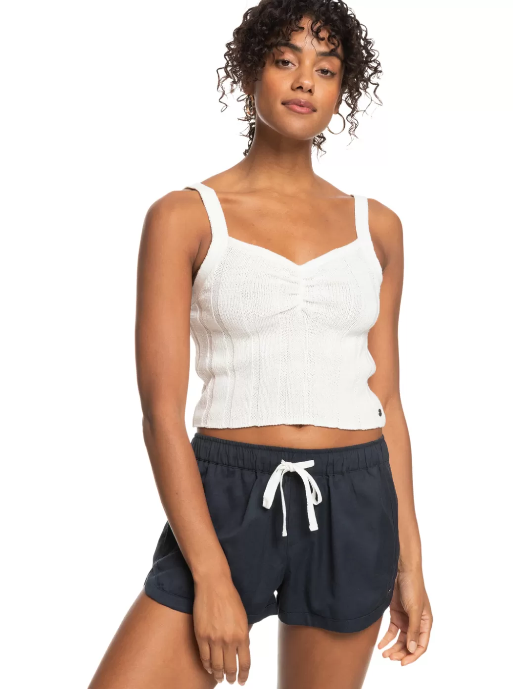 Tees & Tanks | Tops | WOMEN ROXY Island Beauty Knitted Tank Top Tapioca