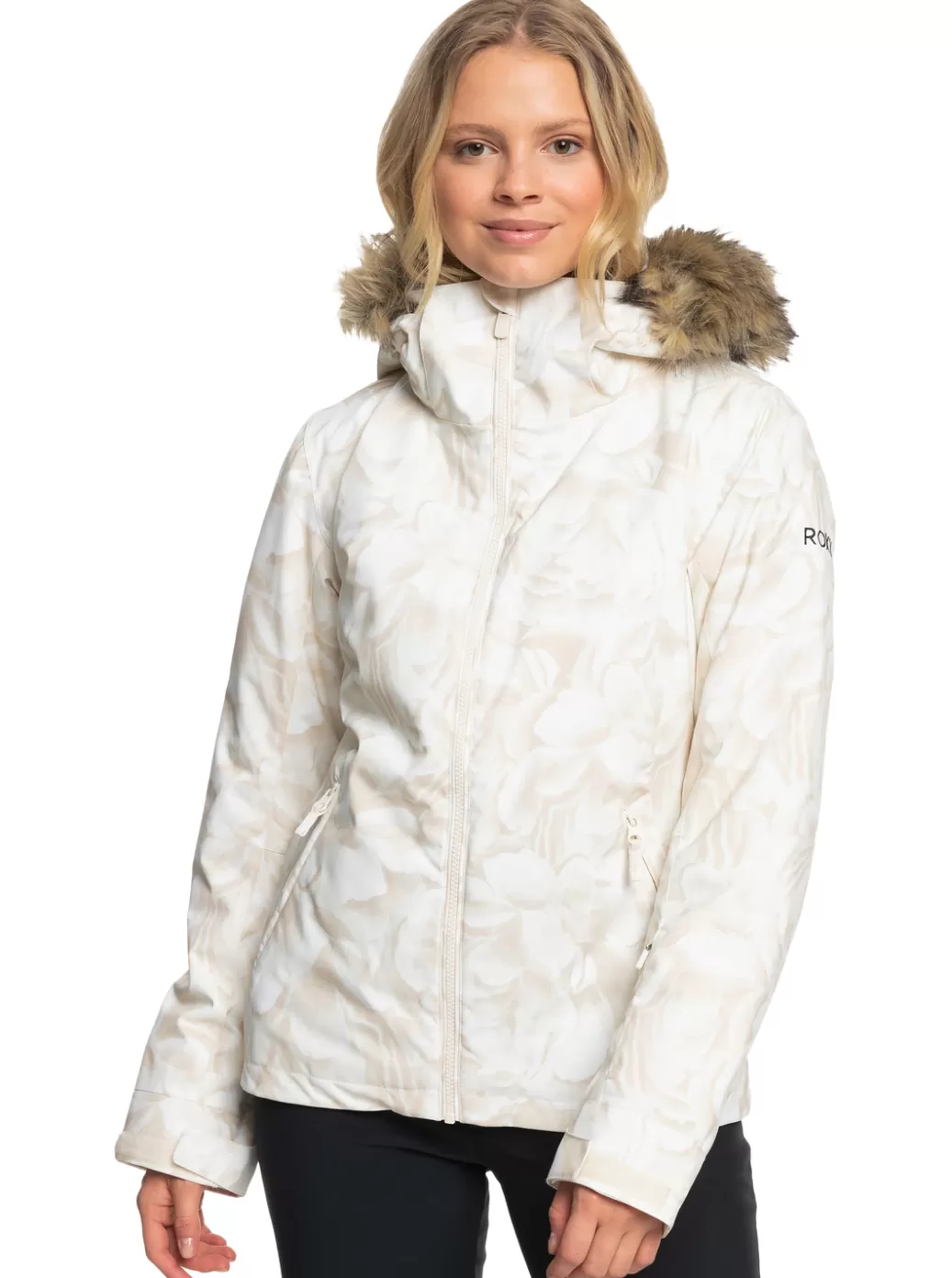 Snow Jackets | WOMEN ROXY Jet Ski Technical Snow Jacket Egret Glow