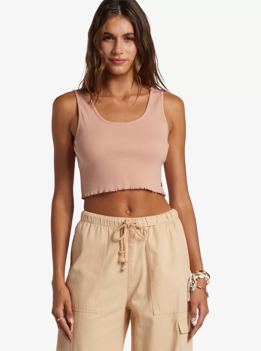 Tees & Tanks | Tops | WOMEN ROXY Keep It Wavy Tank Top Cafe Creme
