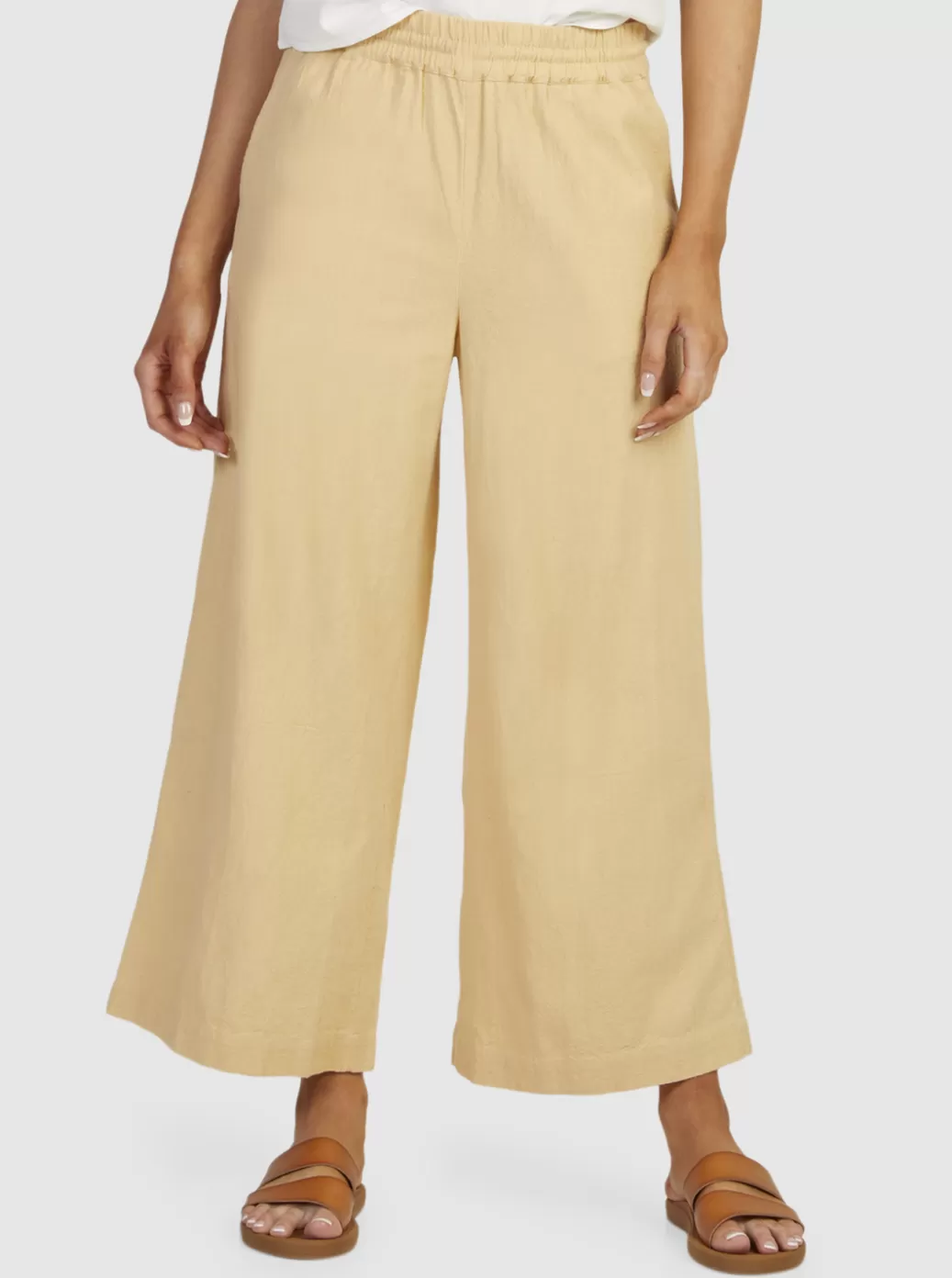 Pants & Jeans | WOMEN ROXY Lekeitio Bay Beach Trousers Beige