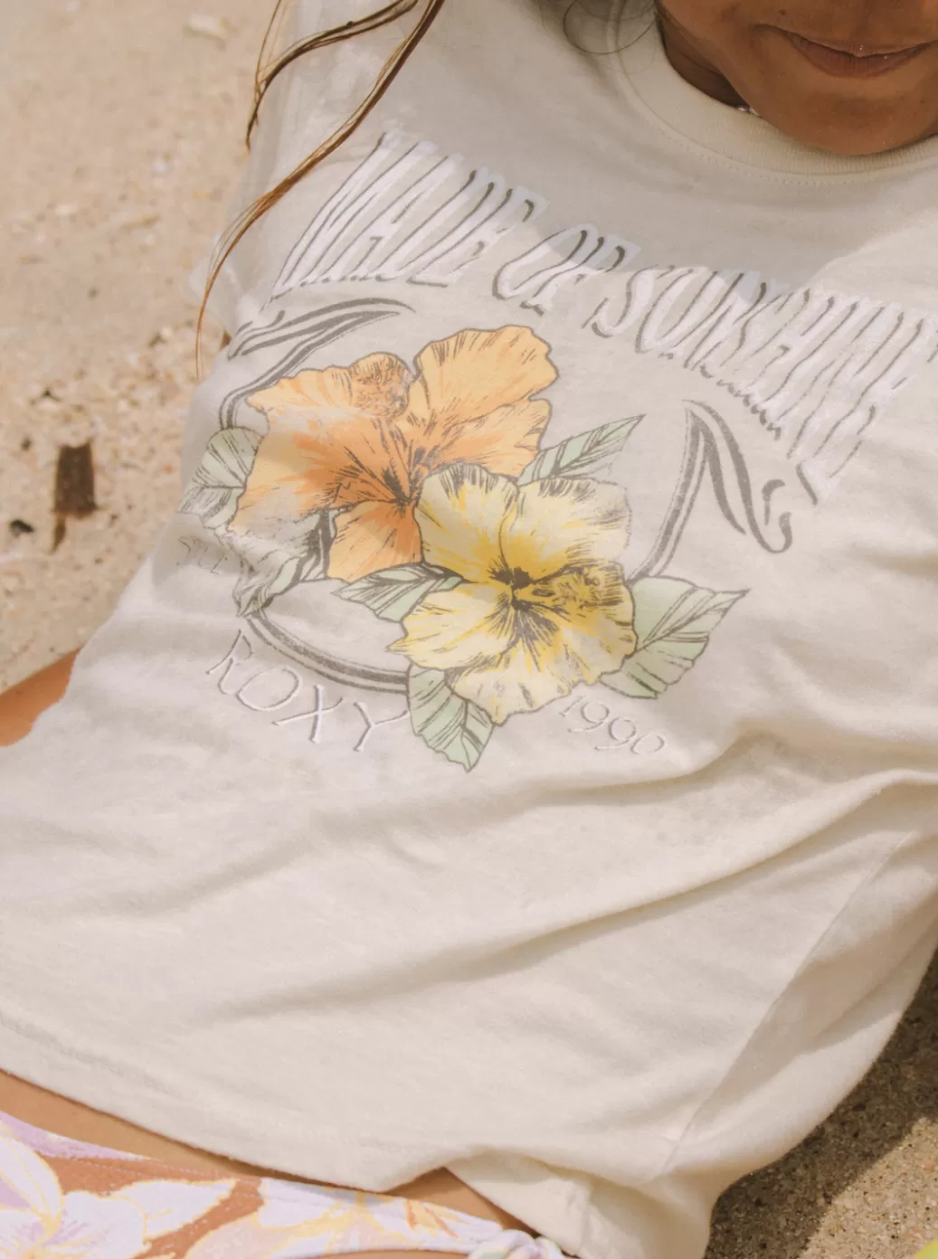 Tees & Tanks | Tops | WOMEN ROXY Made Of Sunshine T-Shirt Egret