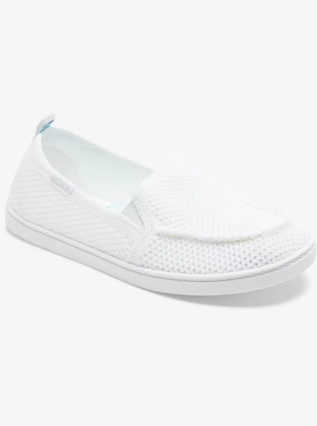 Sneakers | WOMEN ROXY Minnow Knit Slip-On Shoes White