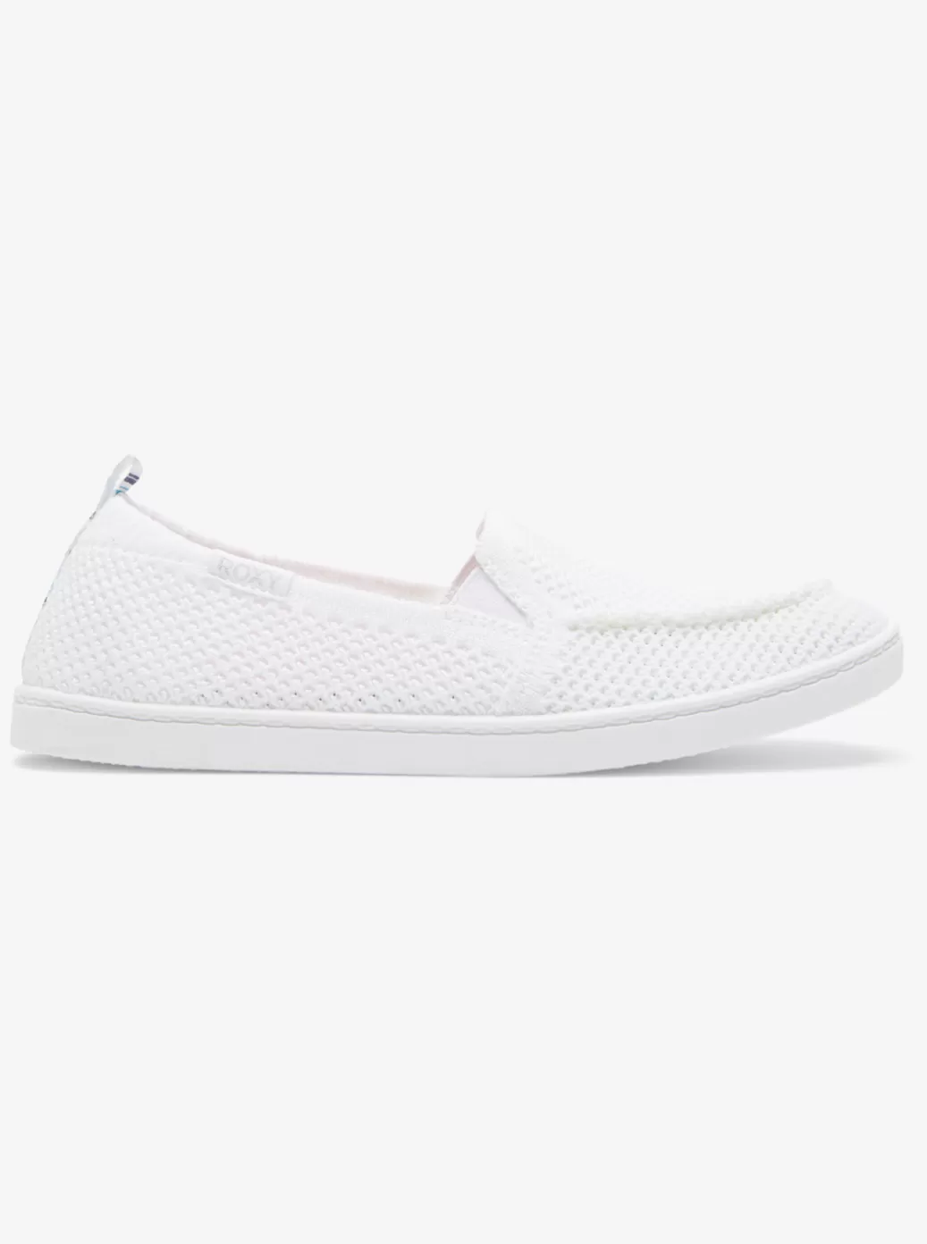 Sneakers | WOMEN ROXY Minnow Knit Slip-On Shoes White