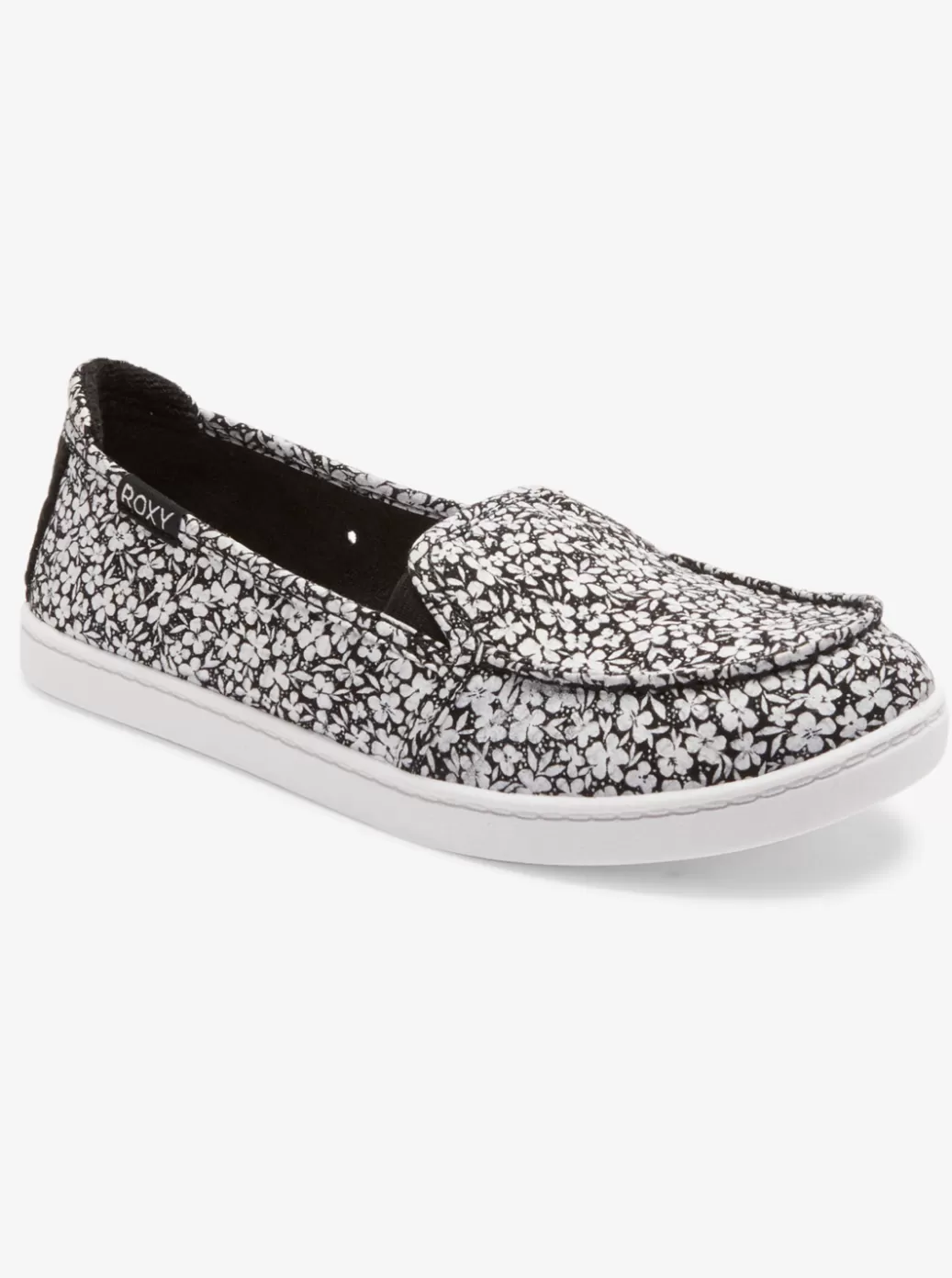 Sneakers | WOMEN ROXY Minnow Slip-On Shoes Black/white