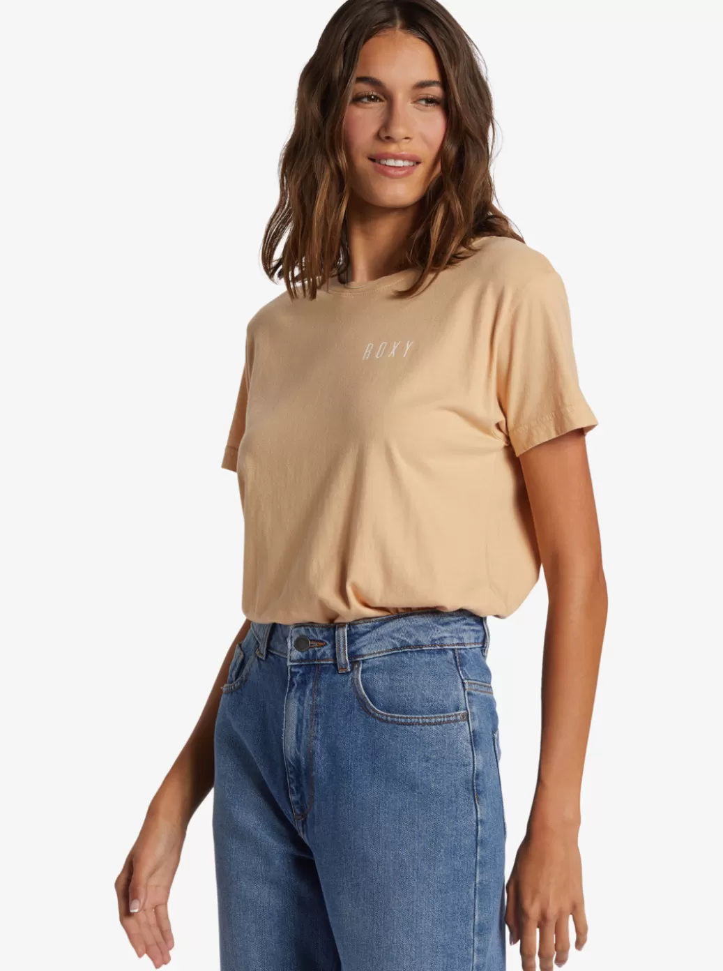 Tees & Tanks | Tops | WOMEN ROXY Mountain View T-Shirt Hazelnut