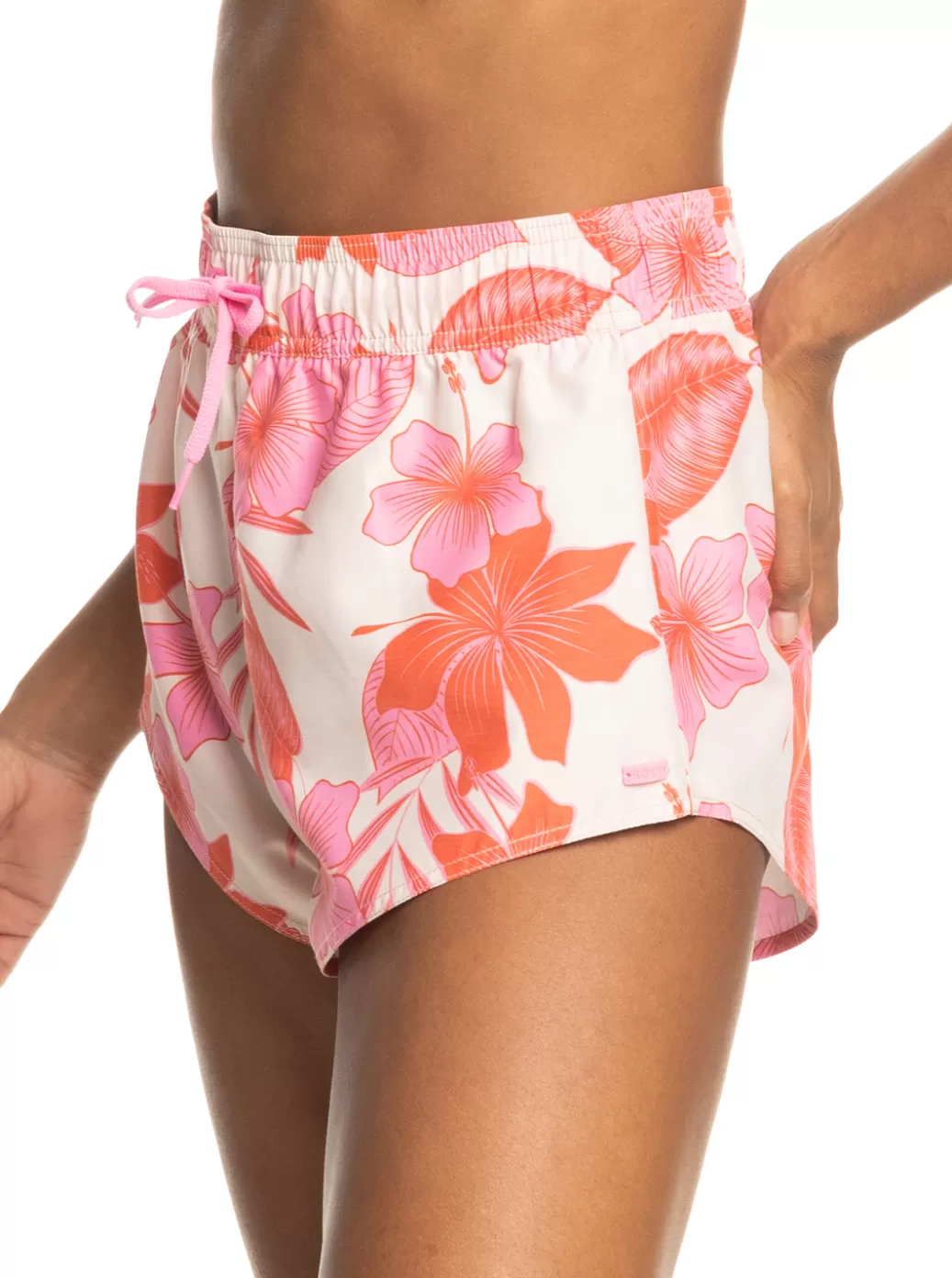 Boardshorts | WOMEN ROXY New Fashion Board Shorts Pale Dogwood Lhibiscus
