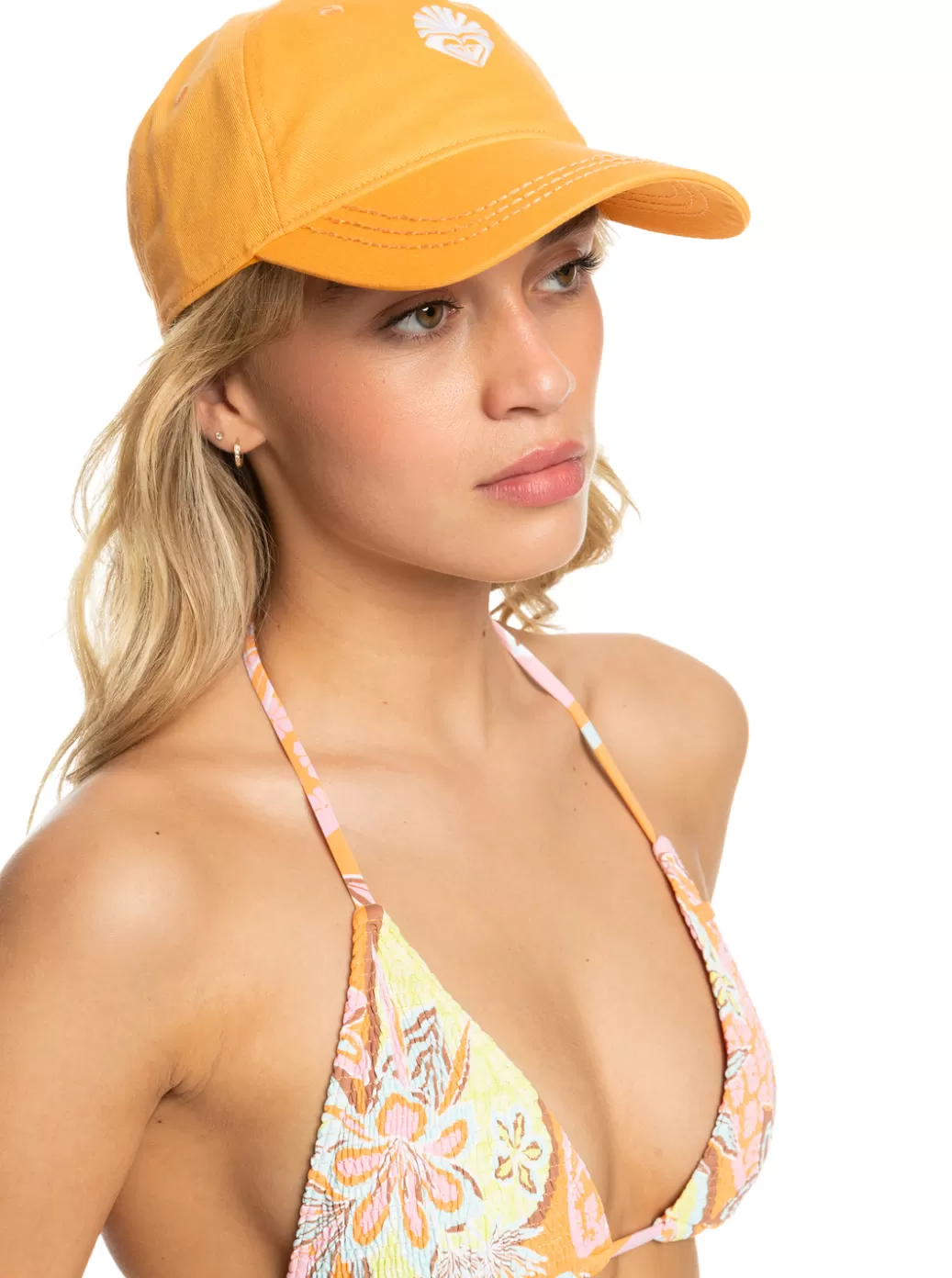 Hats | WOMEN ROXY Next Level Baseball Cap Mock Orange