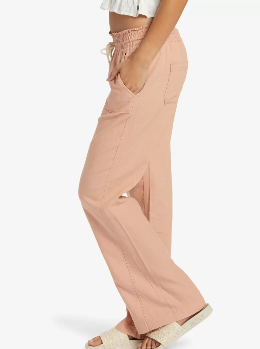 Pants & Jeans | WOMEN ROXY Oceanside Flared Pants Cafe Creme