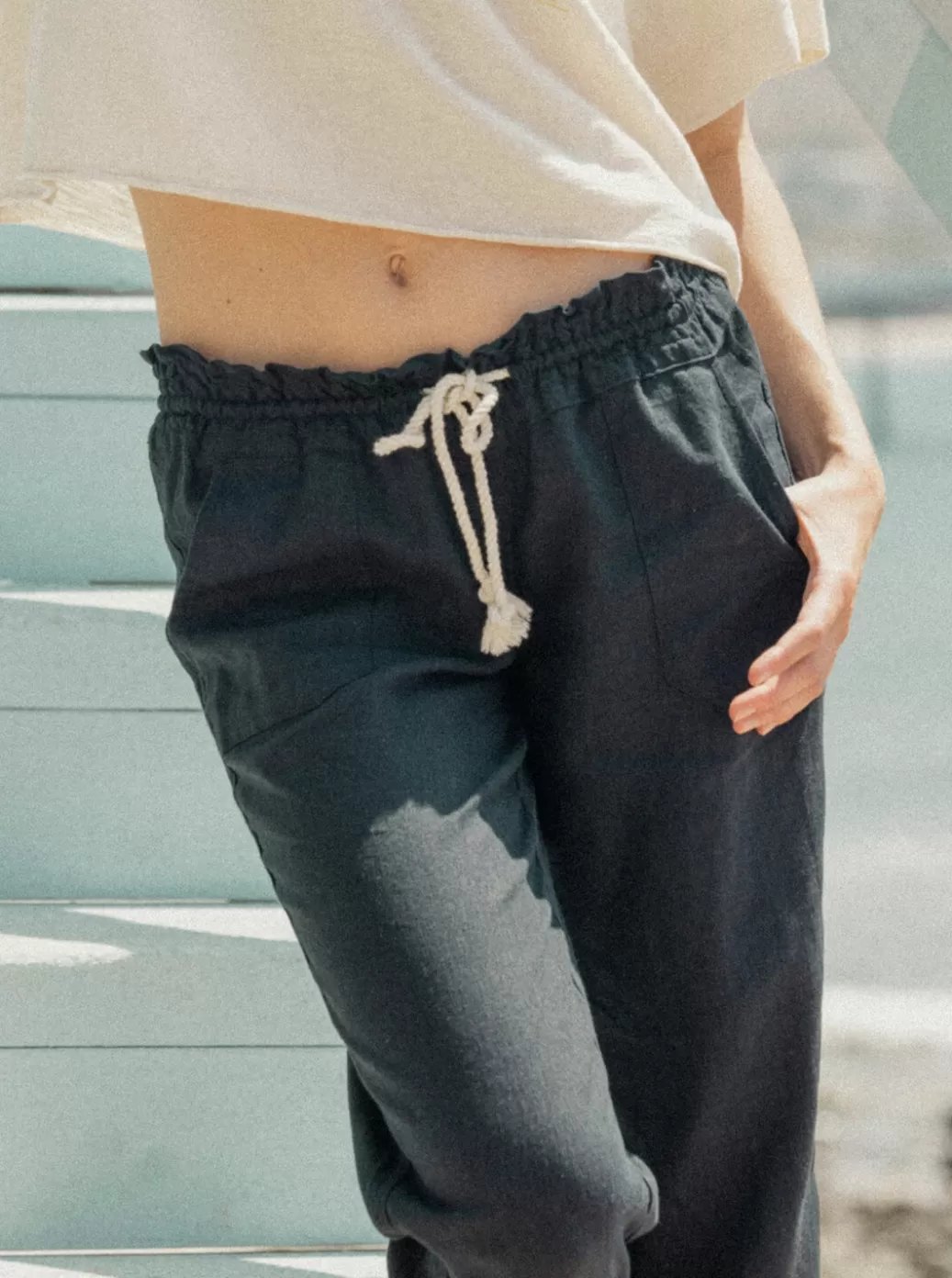 Pants & Jeans | WOMEN ROXY Oceanside Flared Pants True Black