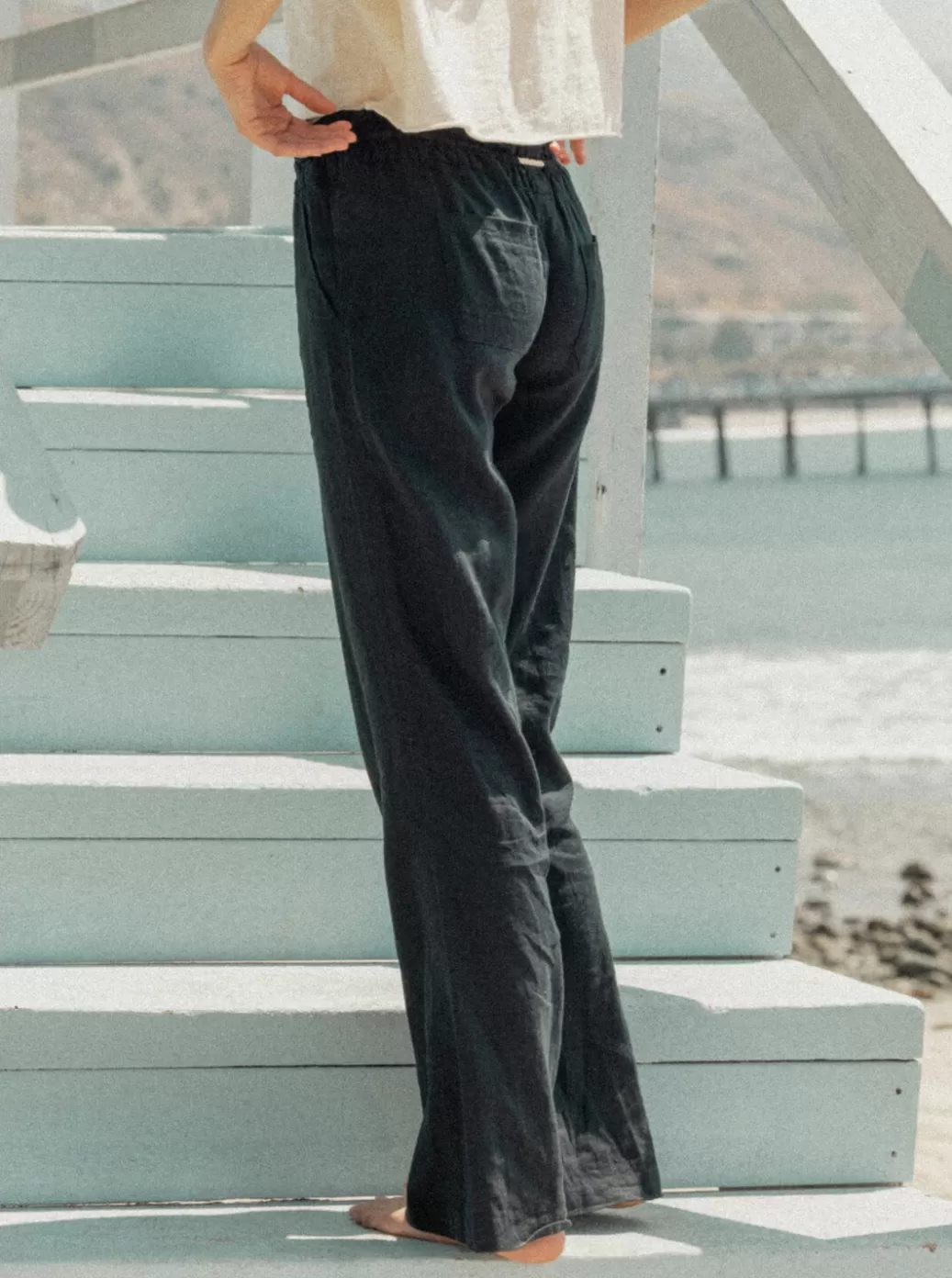 Pants & Jeans | WOMEN ROXY Oceanside Flared Pants True Black