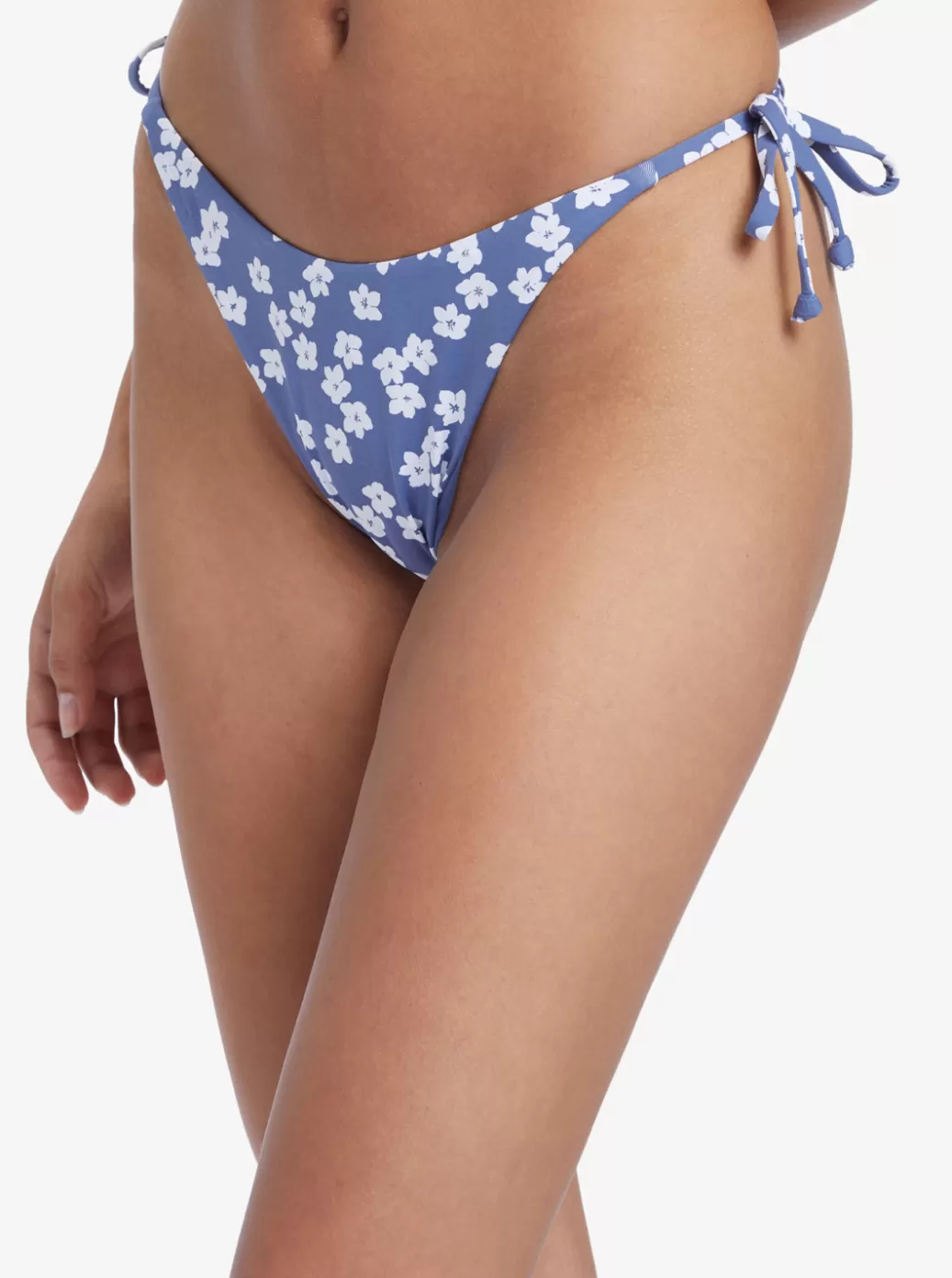 Bikini Bottoms | Bikinis | WOMEN ROXY Palm Cruz Cheeky Bikini Bottoms Bijou Blue Floral Delight