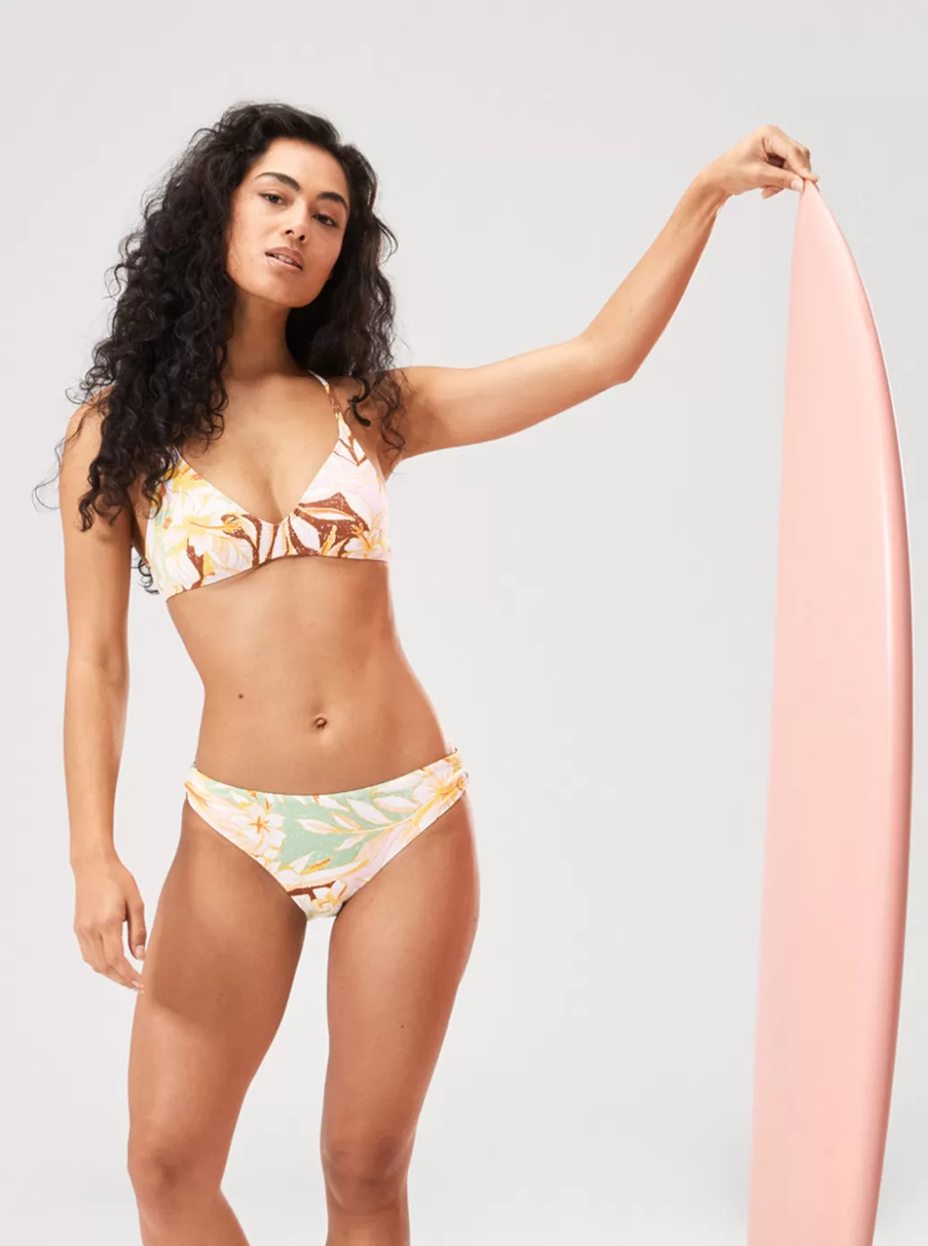 Bikini Tops | Bikinis | WOMEN ROXY Pants Beach Classics Ba Athl Triangle Bikini Top Quiet Green Coast 2 Coast