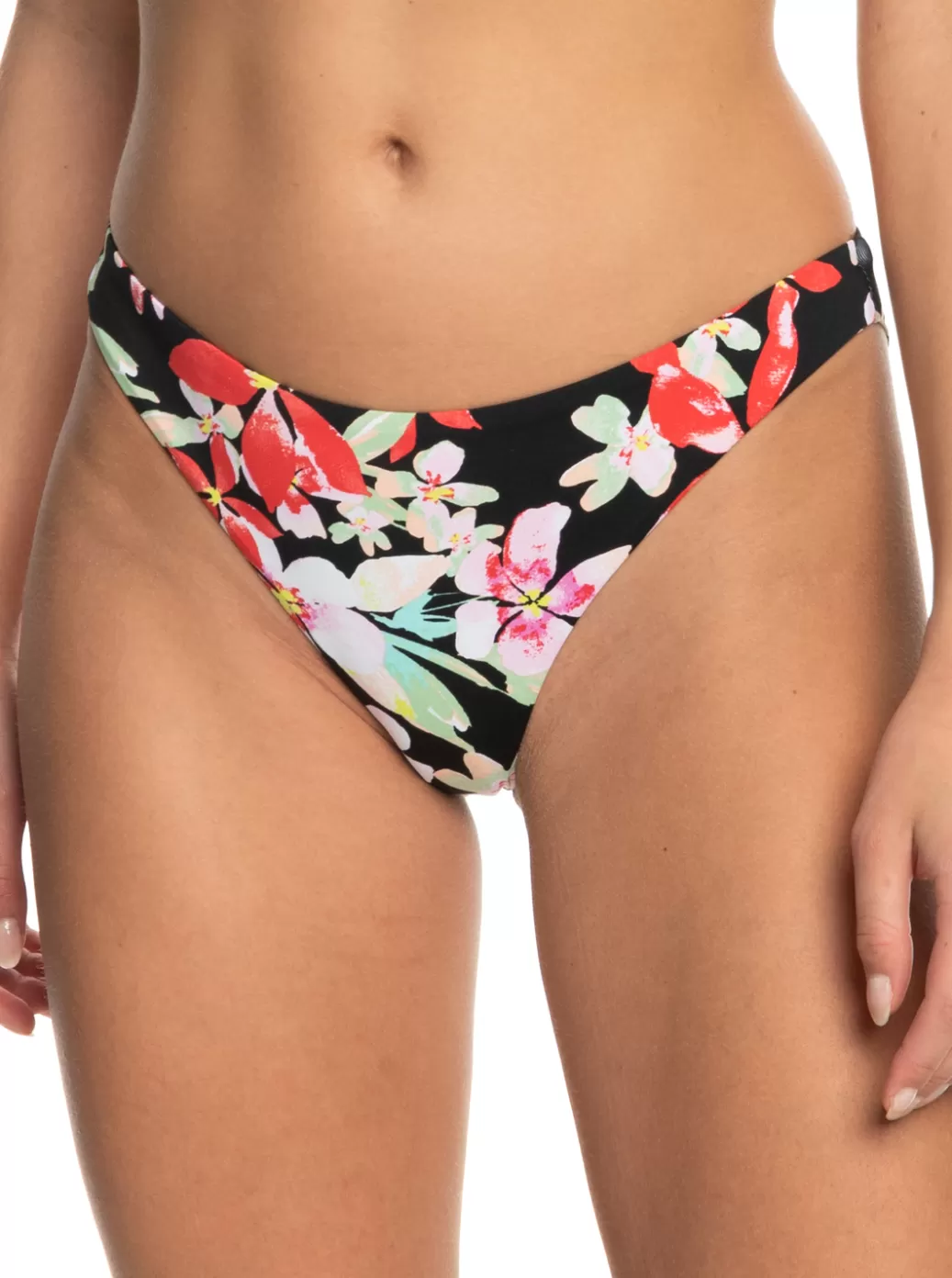 Bikini Bottoms | Bikinis | WOMEN ROXY Pants Beach Classics Cheeky Bikini Bottoms Anthracite New Life