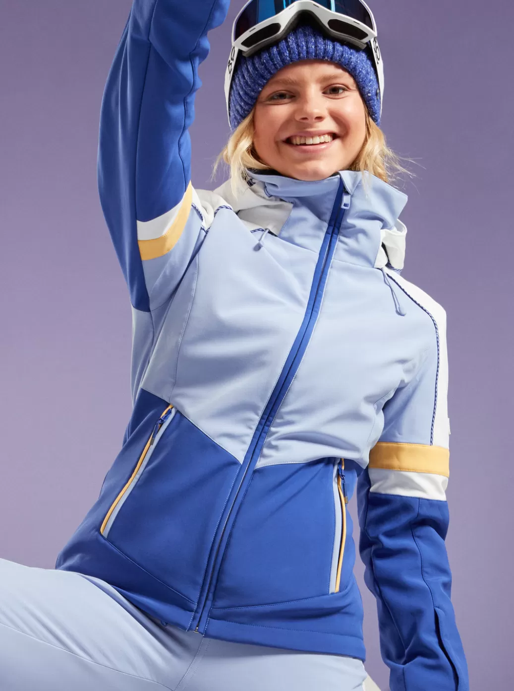 Snow Jackets | WOMEN ROXY Peak Chic Technical Softshell Snow Jacket Easter Egg