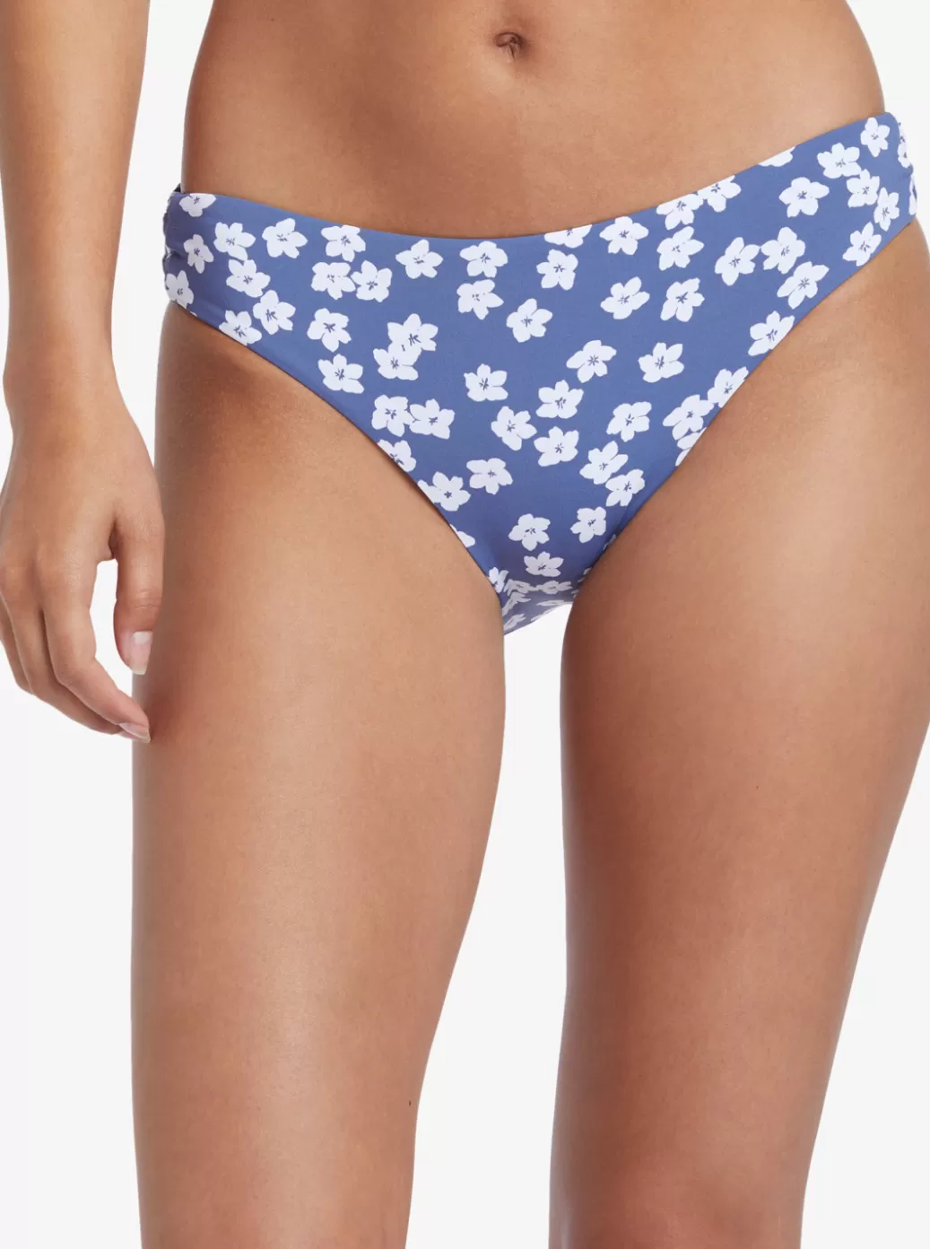 Bikini Bottoms | Bikinis | WOMEN ROXY Printed Beach Classics Hipster Bikini Bottoms Bijou Blue Floral Delight