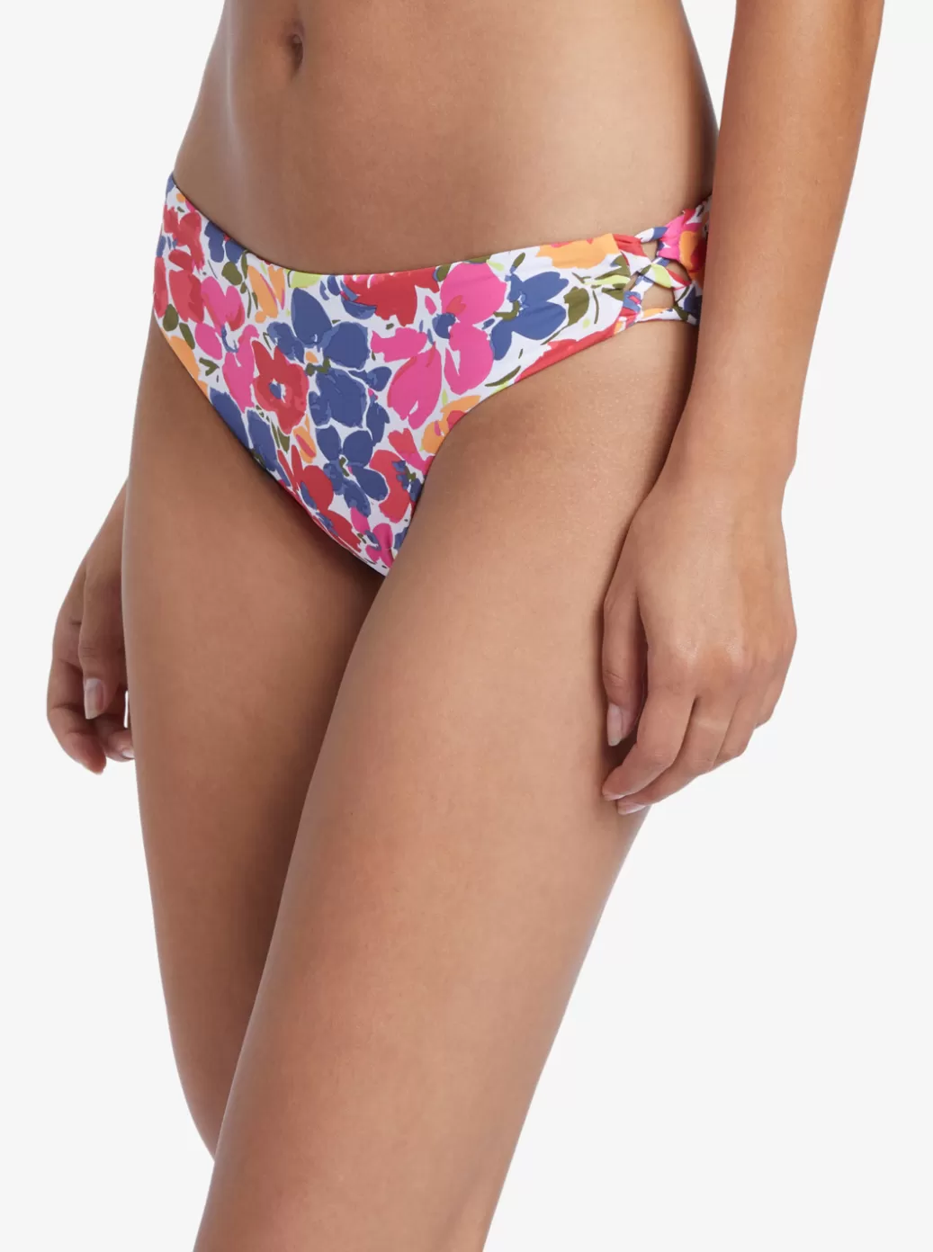 Bikini Bottoms | Bikinis | WOMEN ROXY Printed Beach Classics Hipster Bikini Bottoms Bloomin Babe - Swim