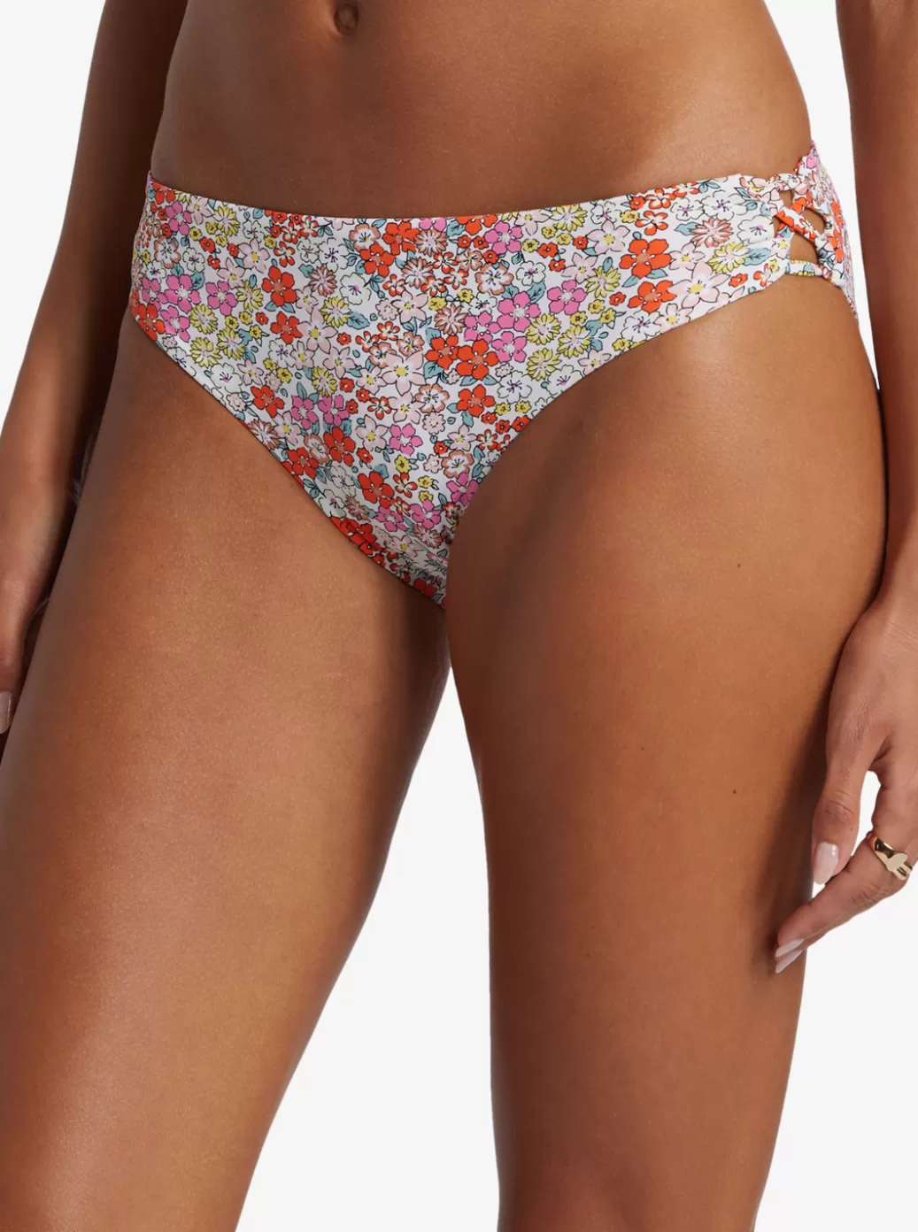Bikini Bottoms | Bikinis | WOMEN ROXY Printed Beach Classics Hipster Bikini Bottoms Tiger Lily Autumn Ditsy