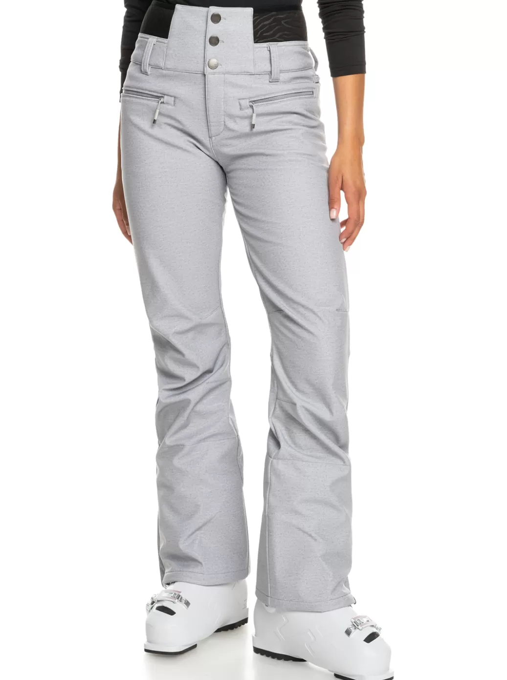 Snow Pants | WOMEN ROXY Rising High Shell Snow Pants Heather Grey