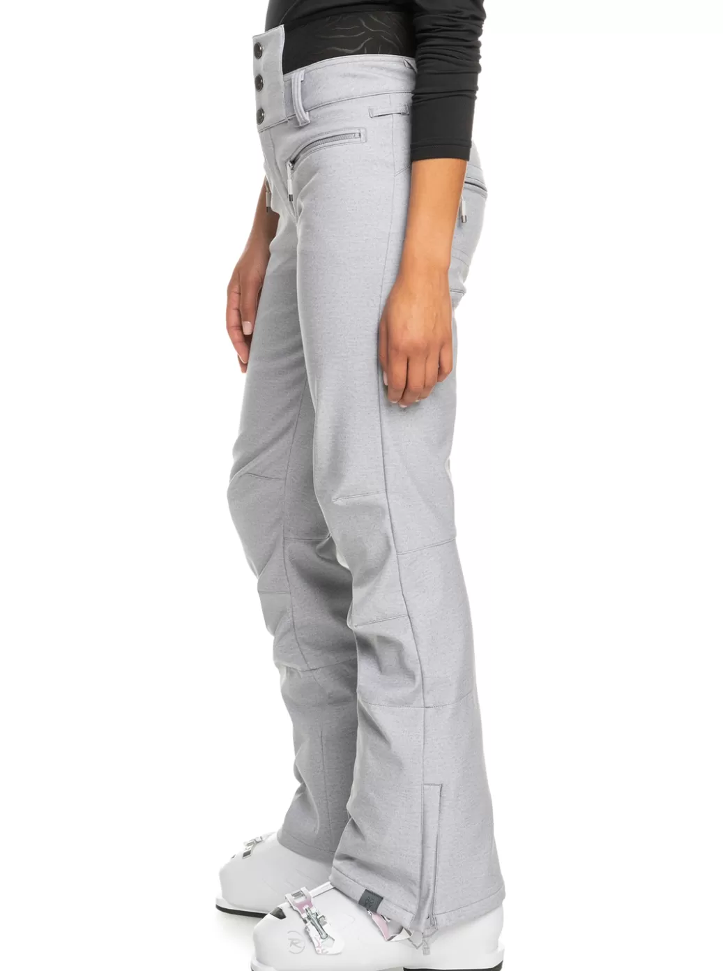 Snow Pants | WOMEN ROXY Rising High Shell Snow Pants Heather Grey
