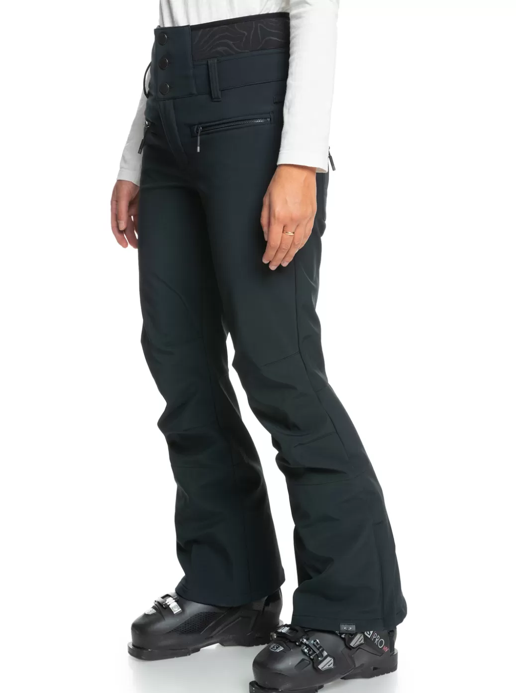 Snow Pants | WOMEN ROXY Rising High Short Technical Snow Pants True Black
