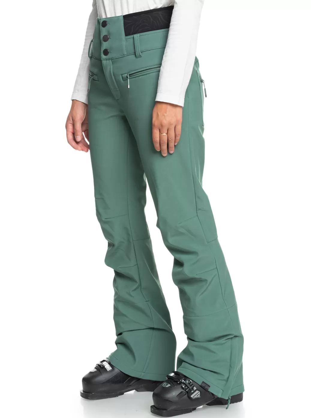 Snow Pants | WOMEN ROXY Rising High Technical Snow Pants Dark Forest